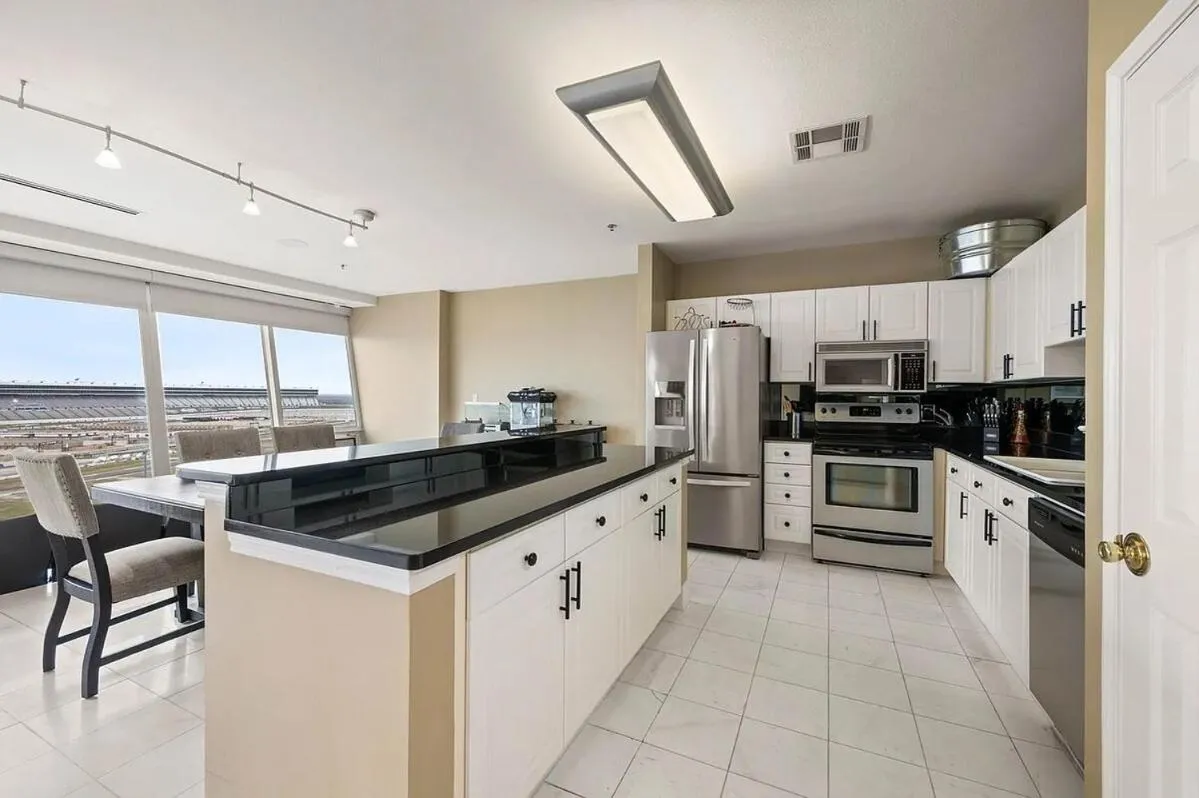 Kitchen or kitchenette in 3/3 Condo on Texas Motor Speedway