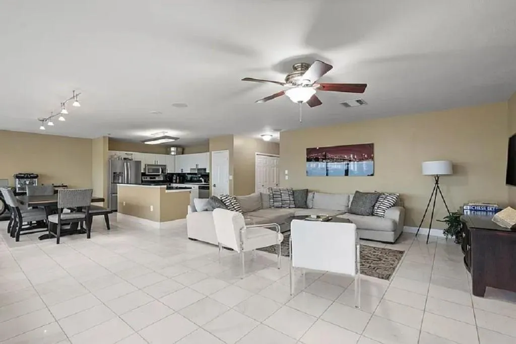 Living room in 3/3 Condo on Texas Motor Speedway