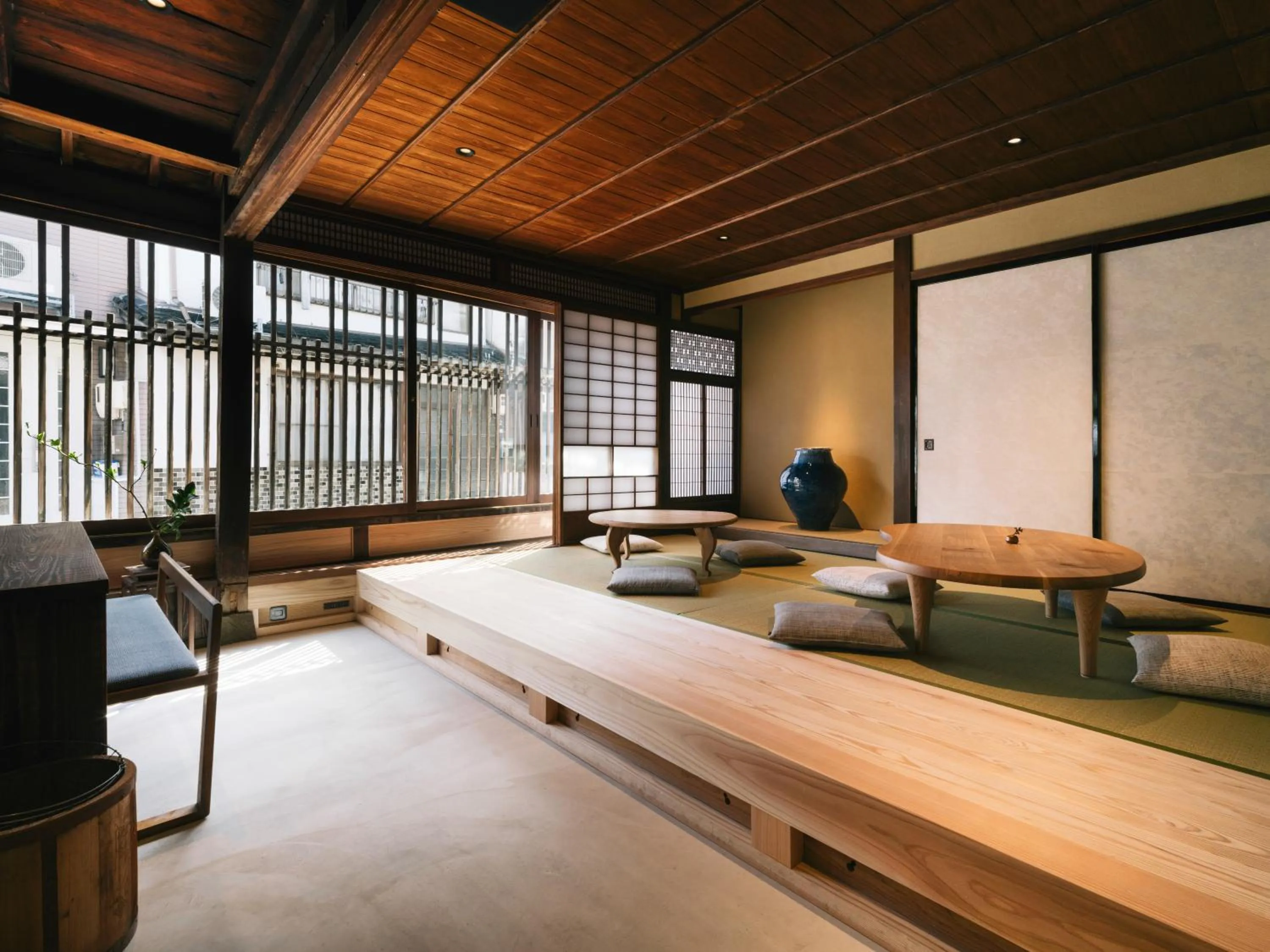 Seating area in RITA Izumo Hirata