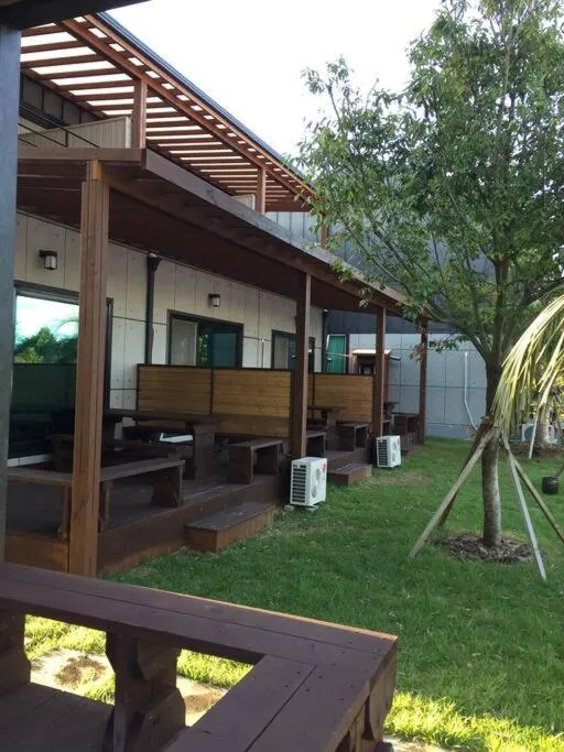 Garden view in THE SOME PENSION