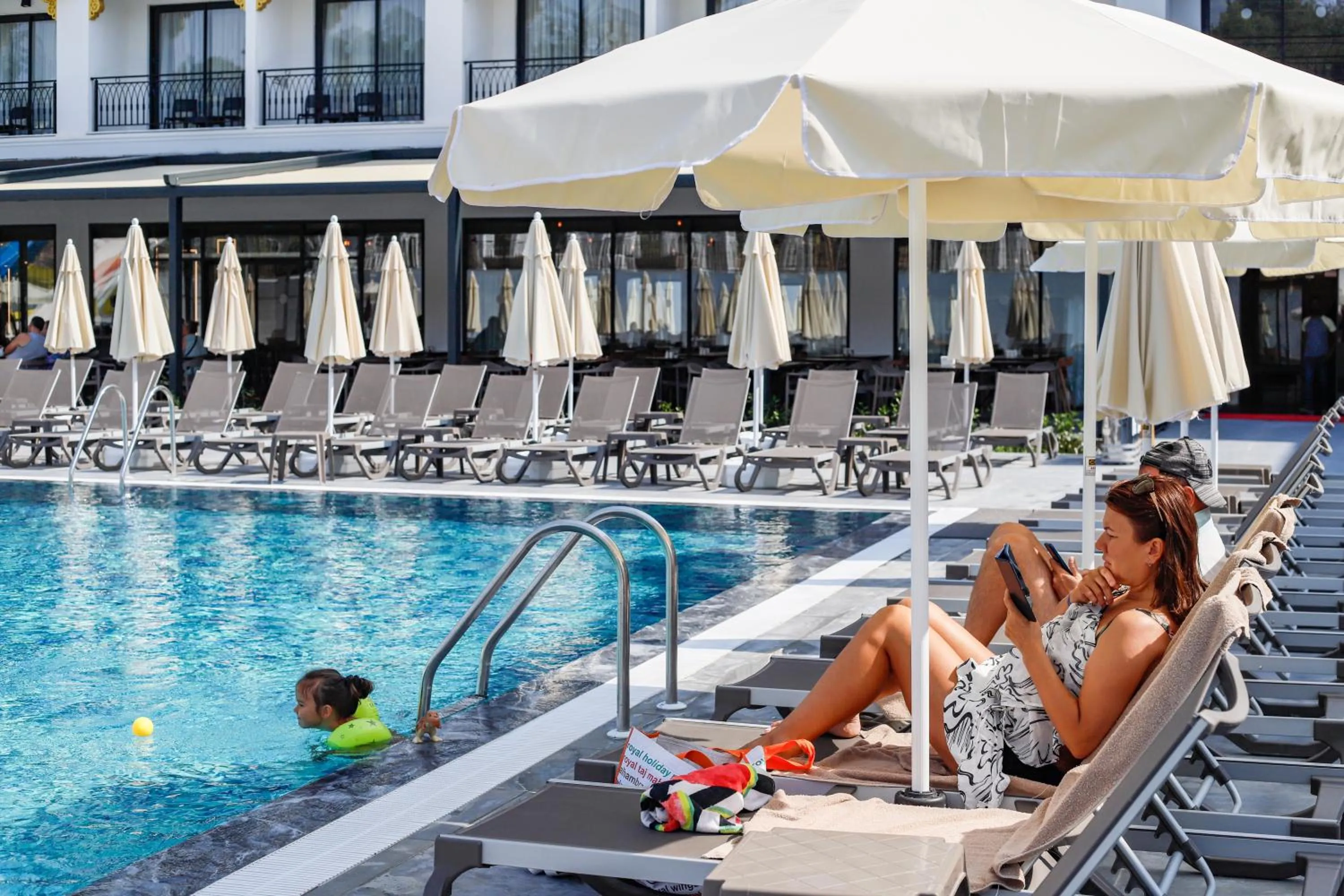 Swimming pool in Hane Sun Elite Hotel