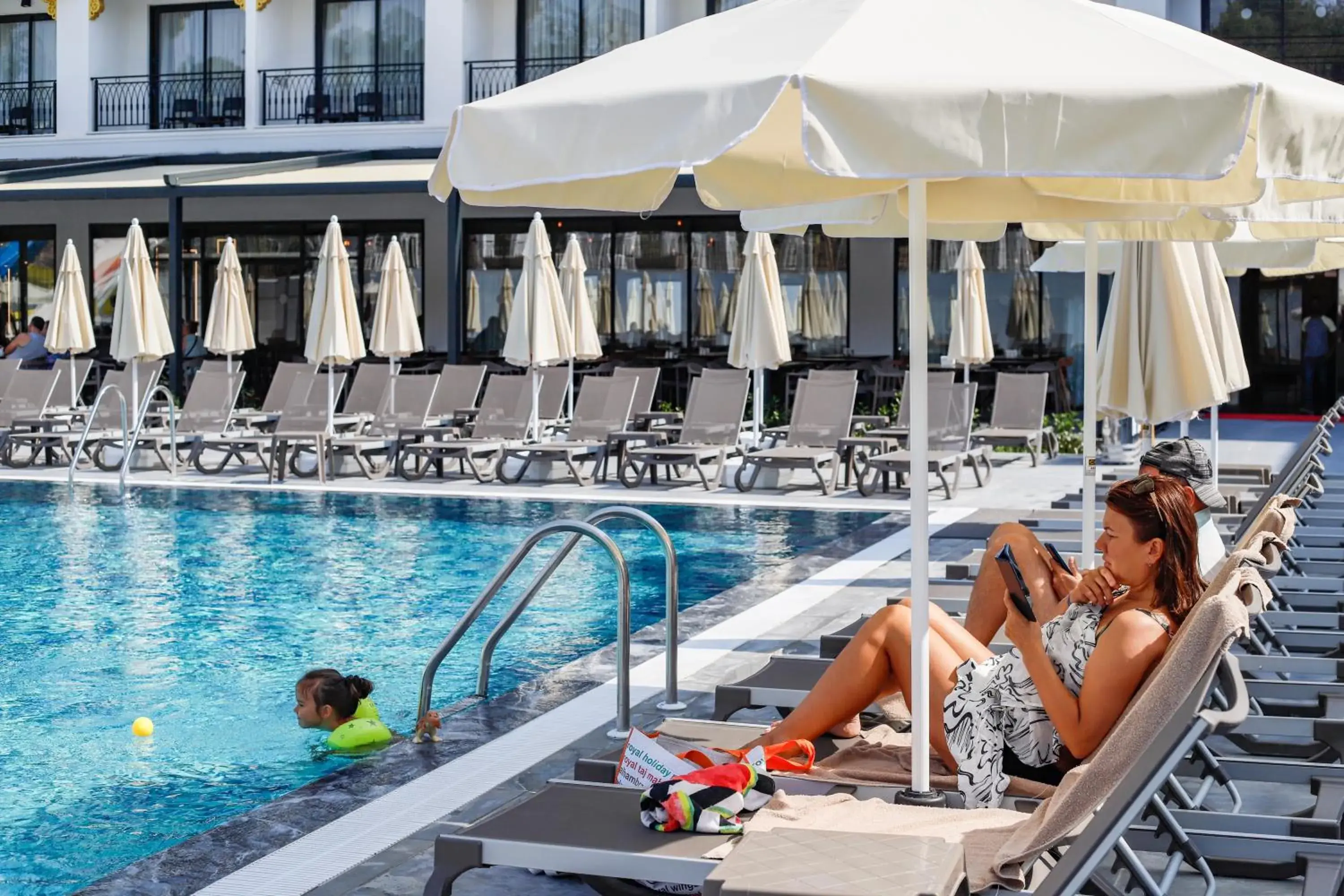 Swimming pool in Hane Sun Elite Hotel Swimming pool in Hane Sun Elite Hotel