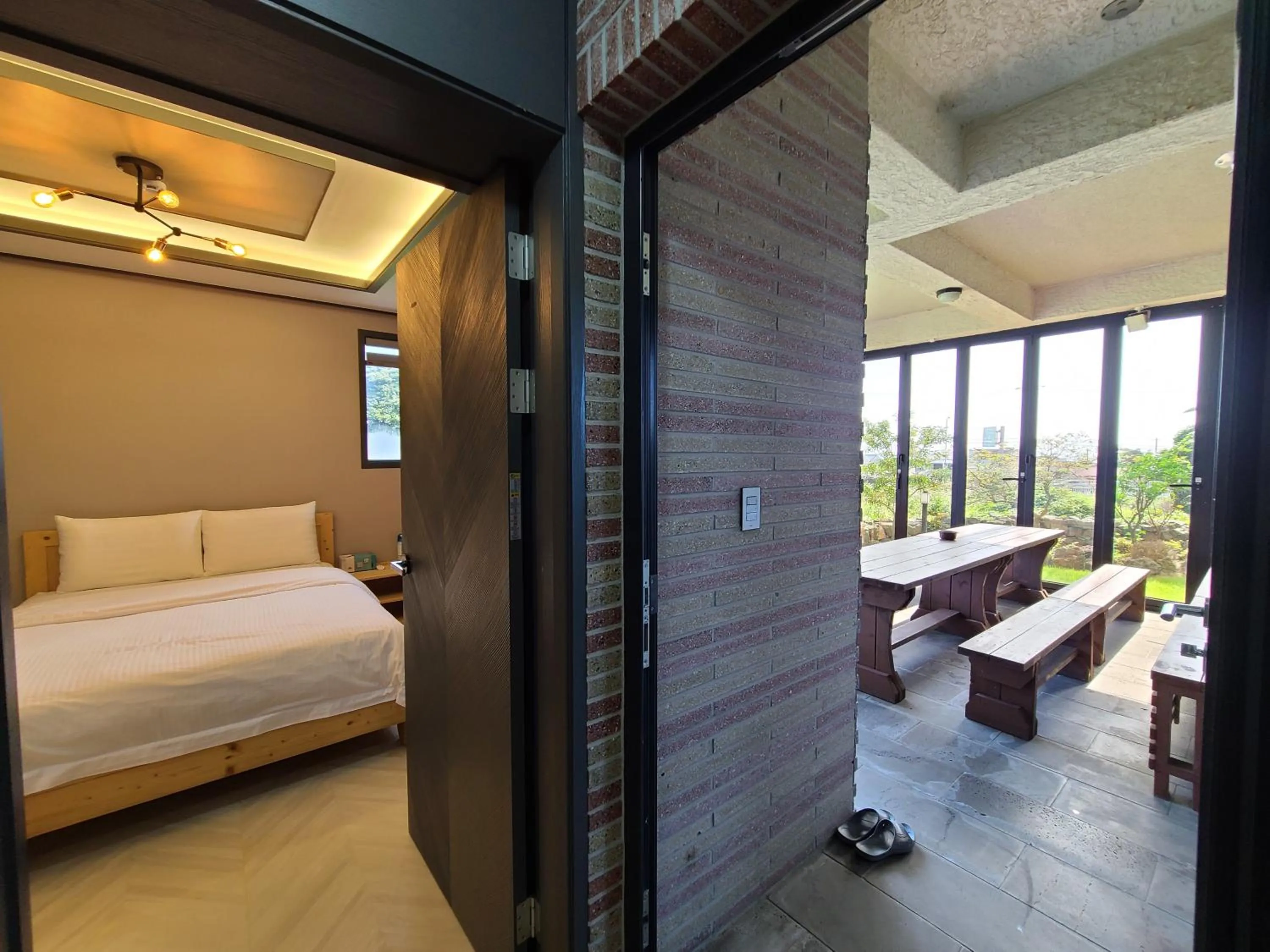 Bed in The Some Plus Onpyeong