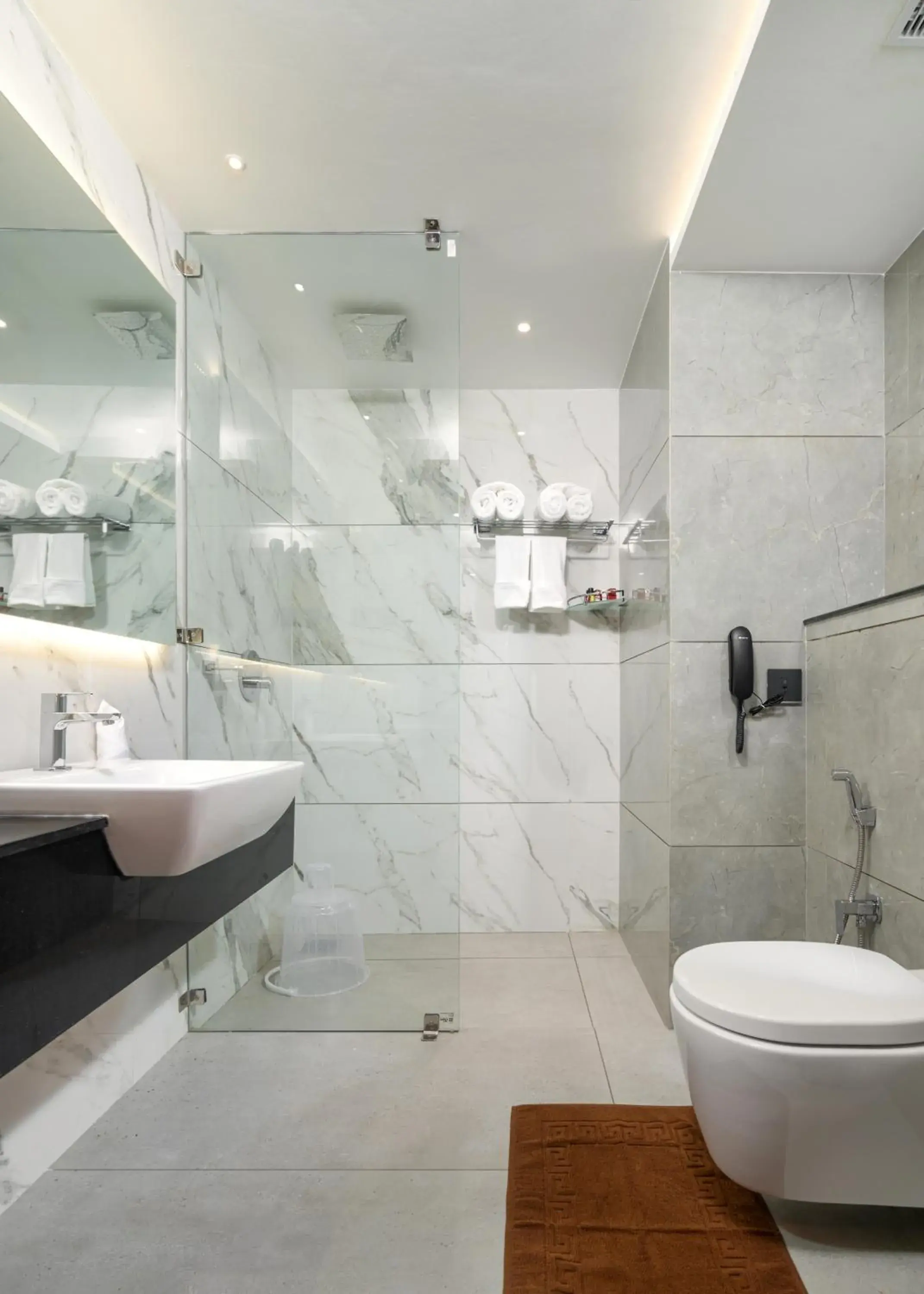 Bathroom in Crystal Suites Bathroom in Crystal Suites