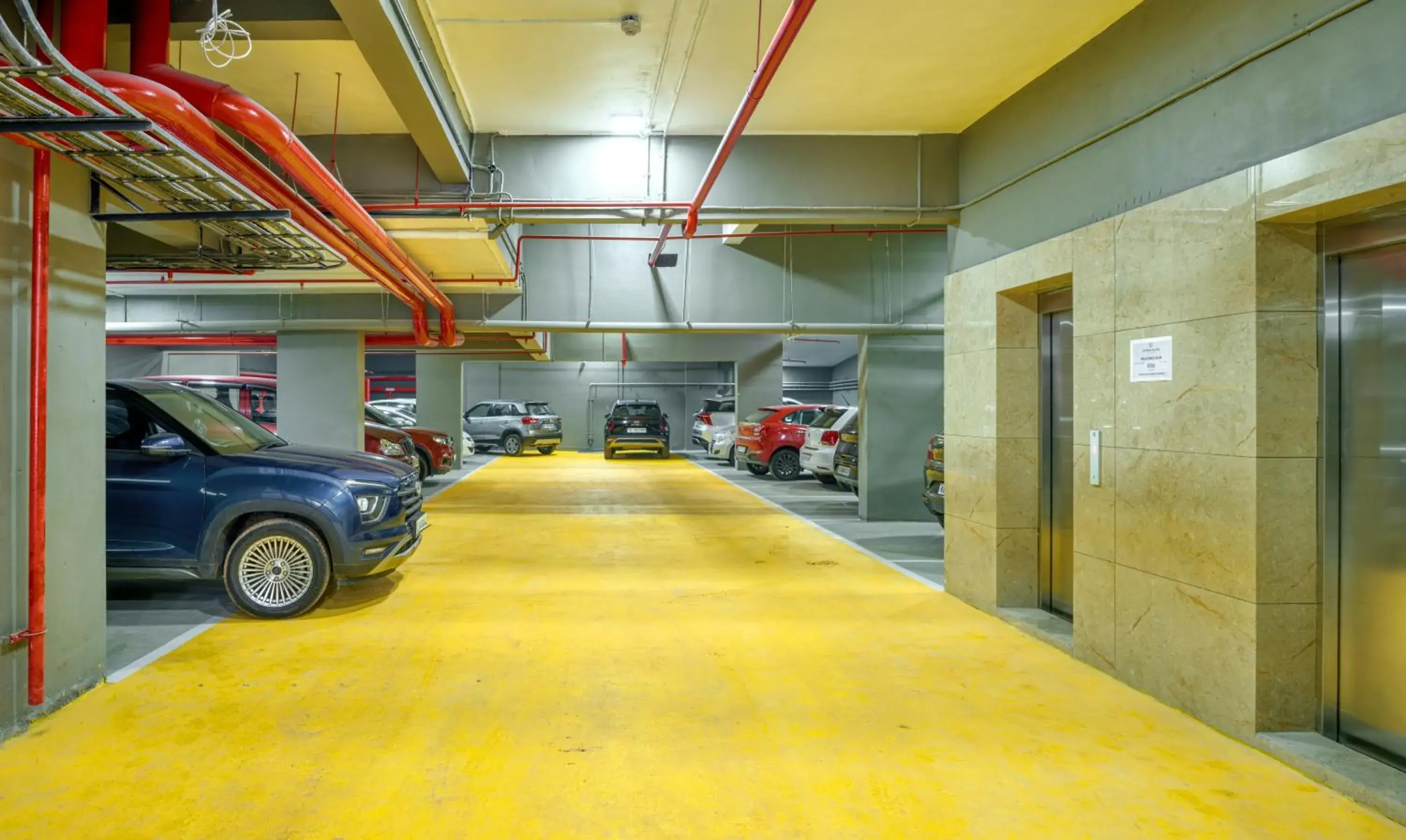 Parking in Crystal Suites Parking in Crystal Suites