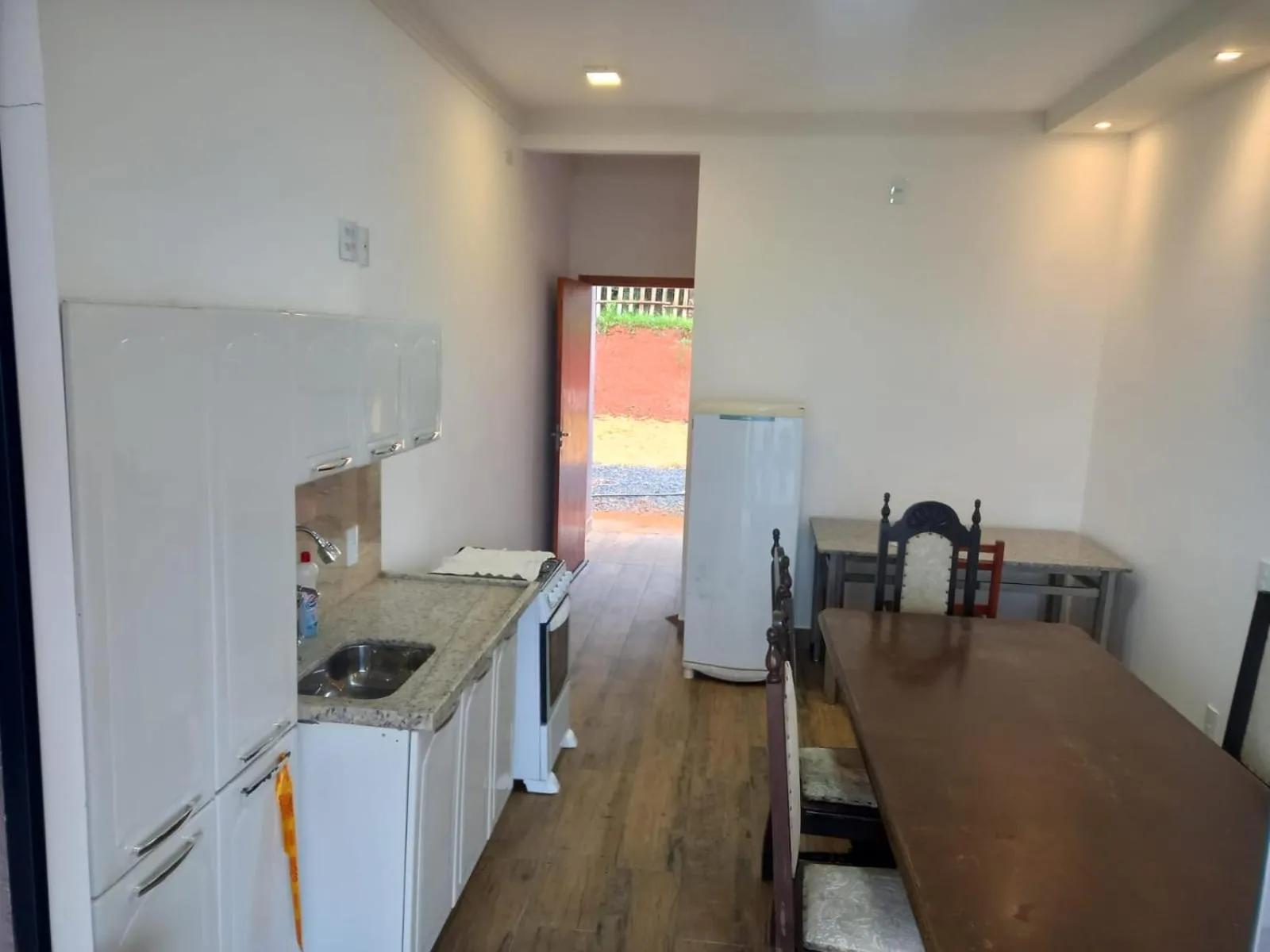 Kitchen or kitchenette in Colina da Canastra Pousada