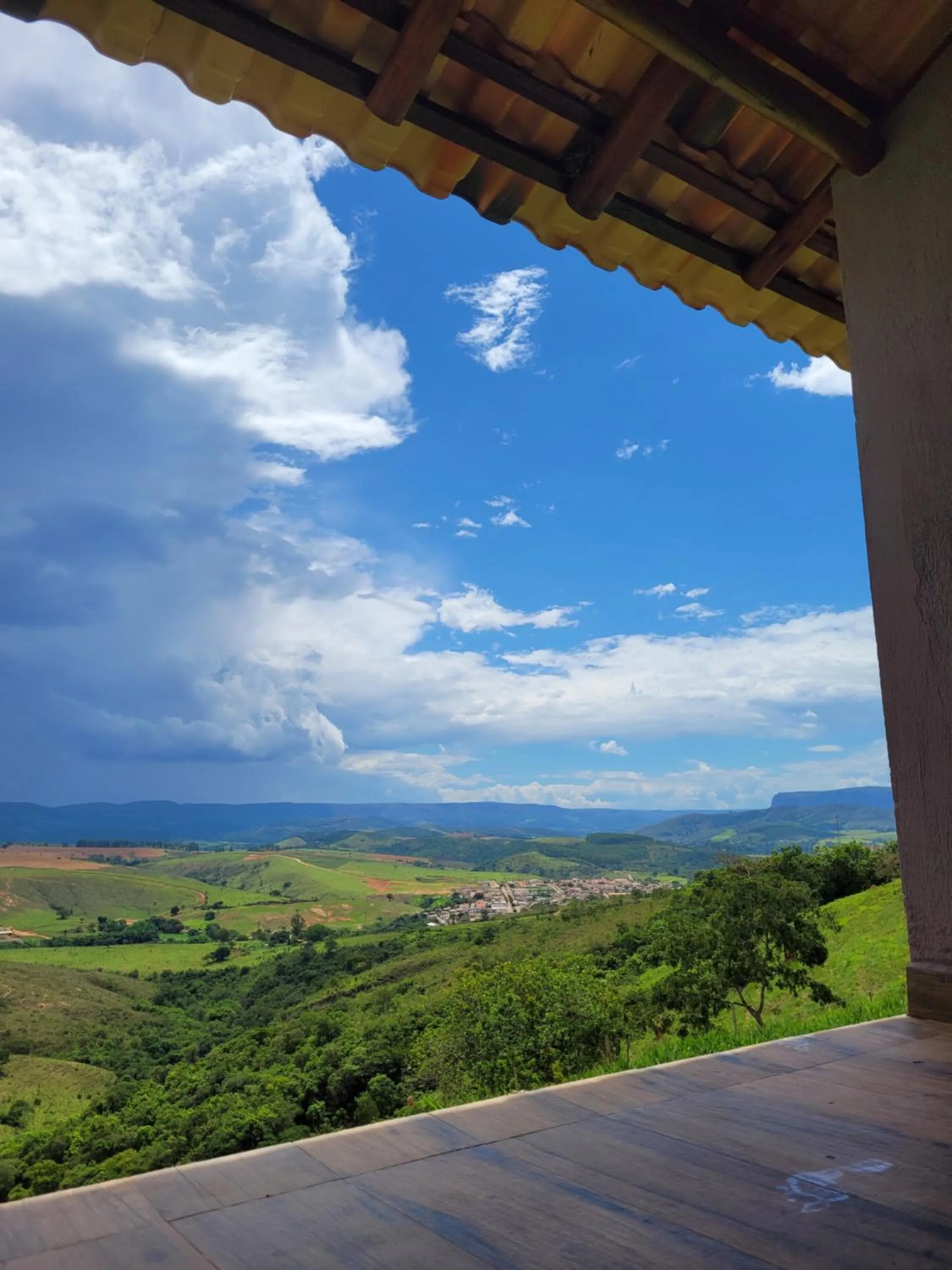 Balcony/Terrace in Colina da Canastra Pousada