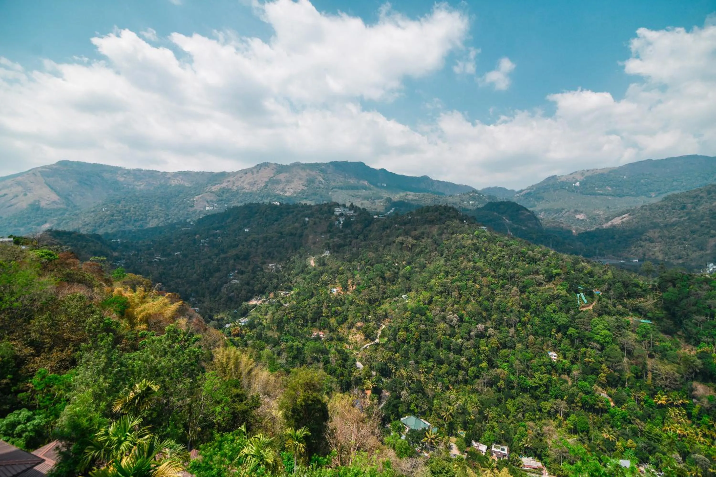 Bird's eye view in British County Resorts