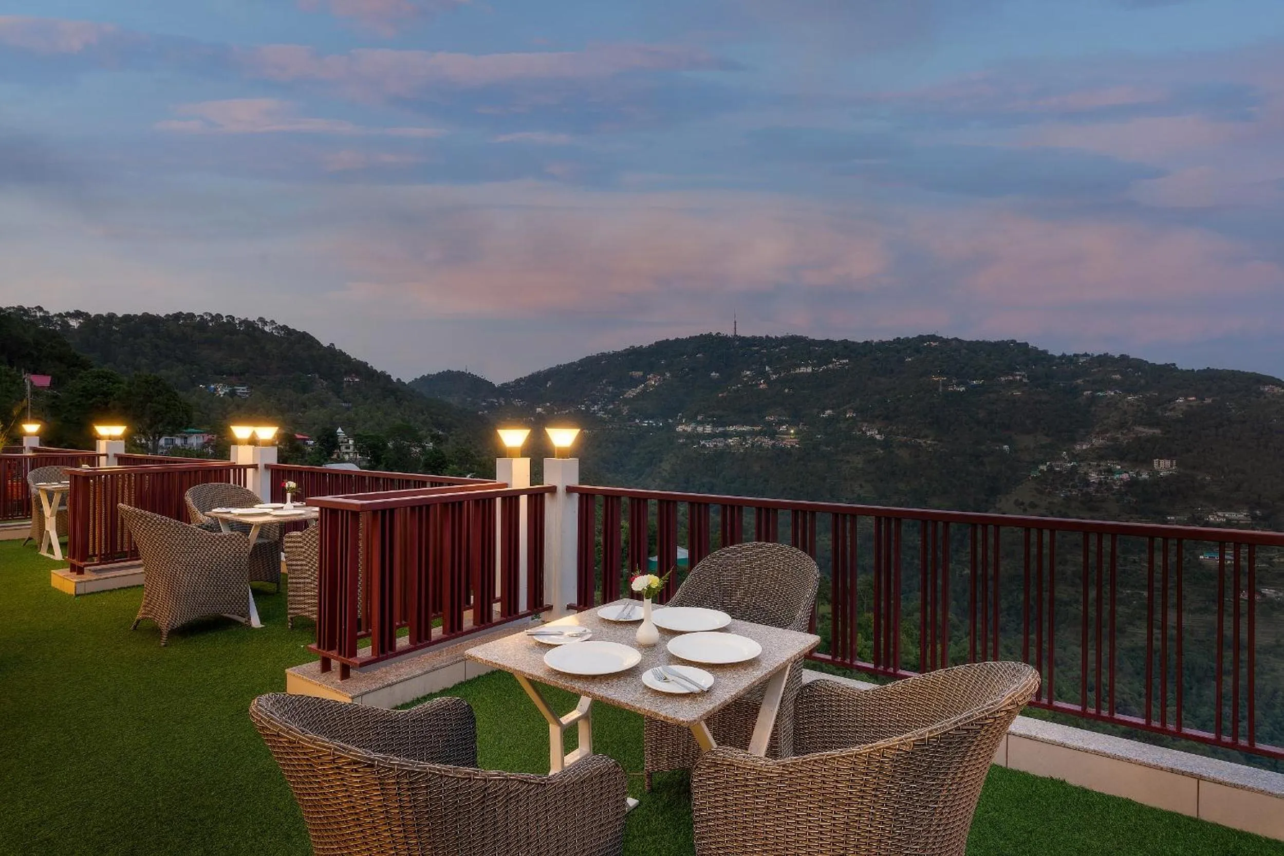 Balcony/Terrace in Hotel The Chabal