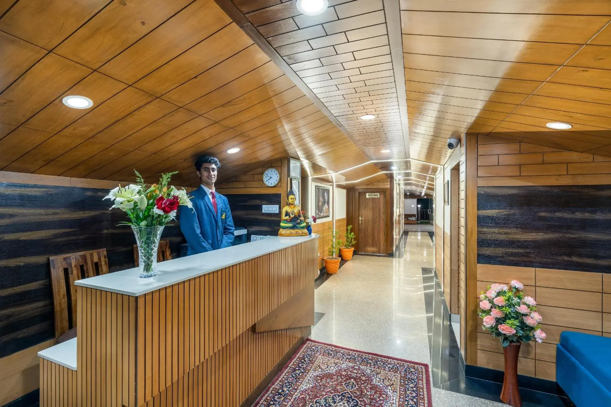 Lobby or reception in Hotel The Chabal Lobby or reception in Hotel The Chabal