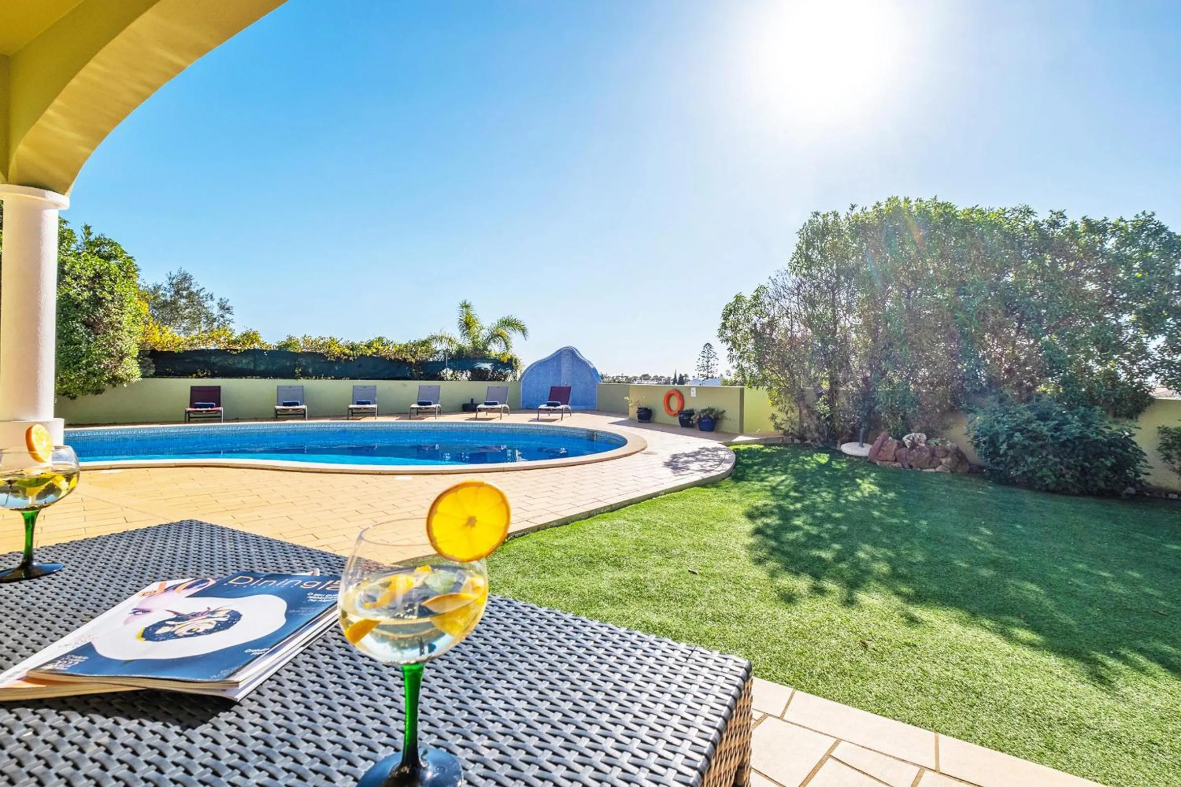 Garden in Villa San Juan by Algarve Vacation