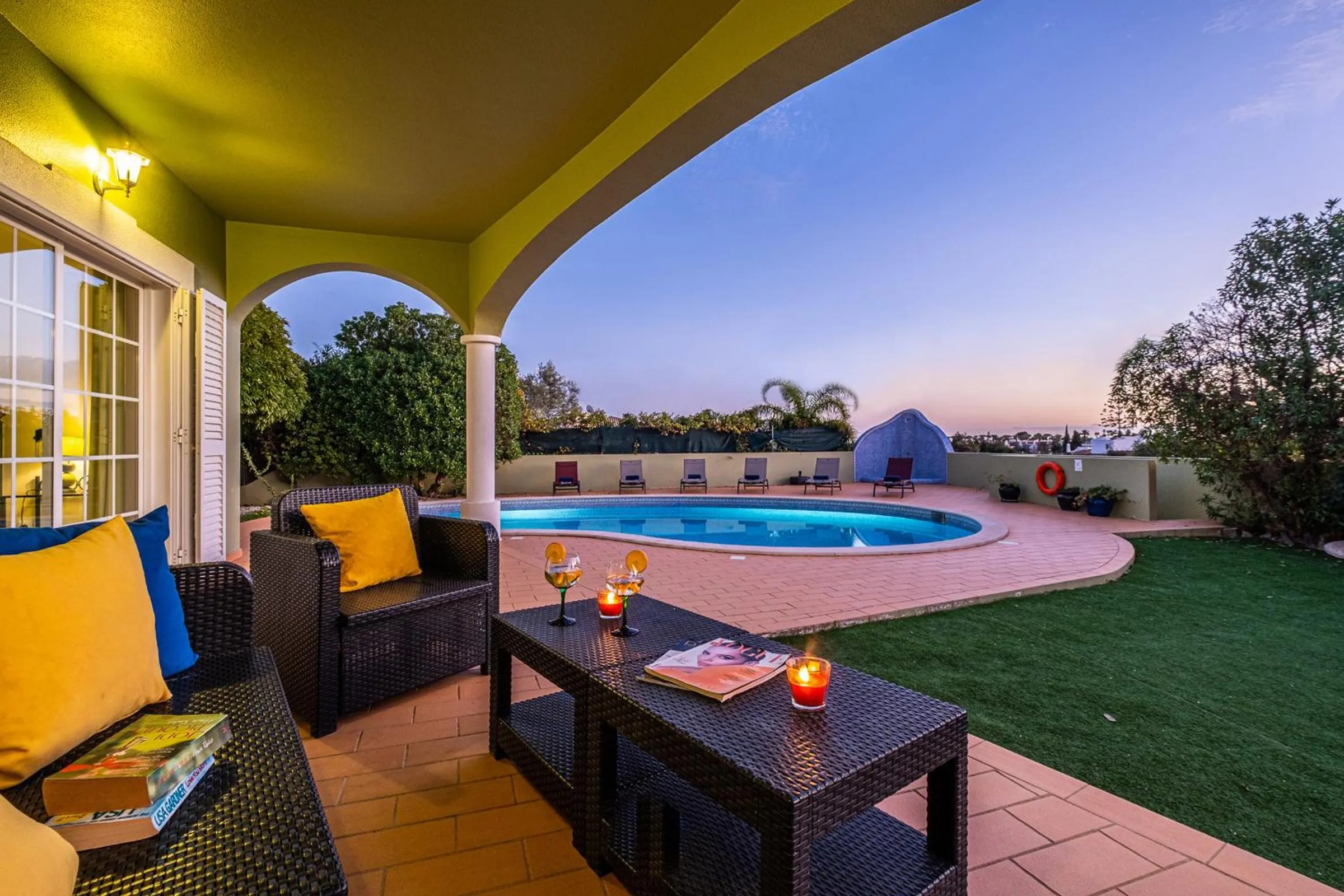 Garden in Villa San Juan by Algarve Vacation