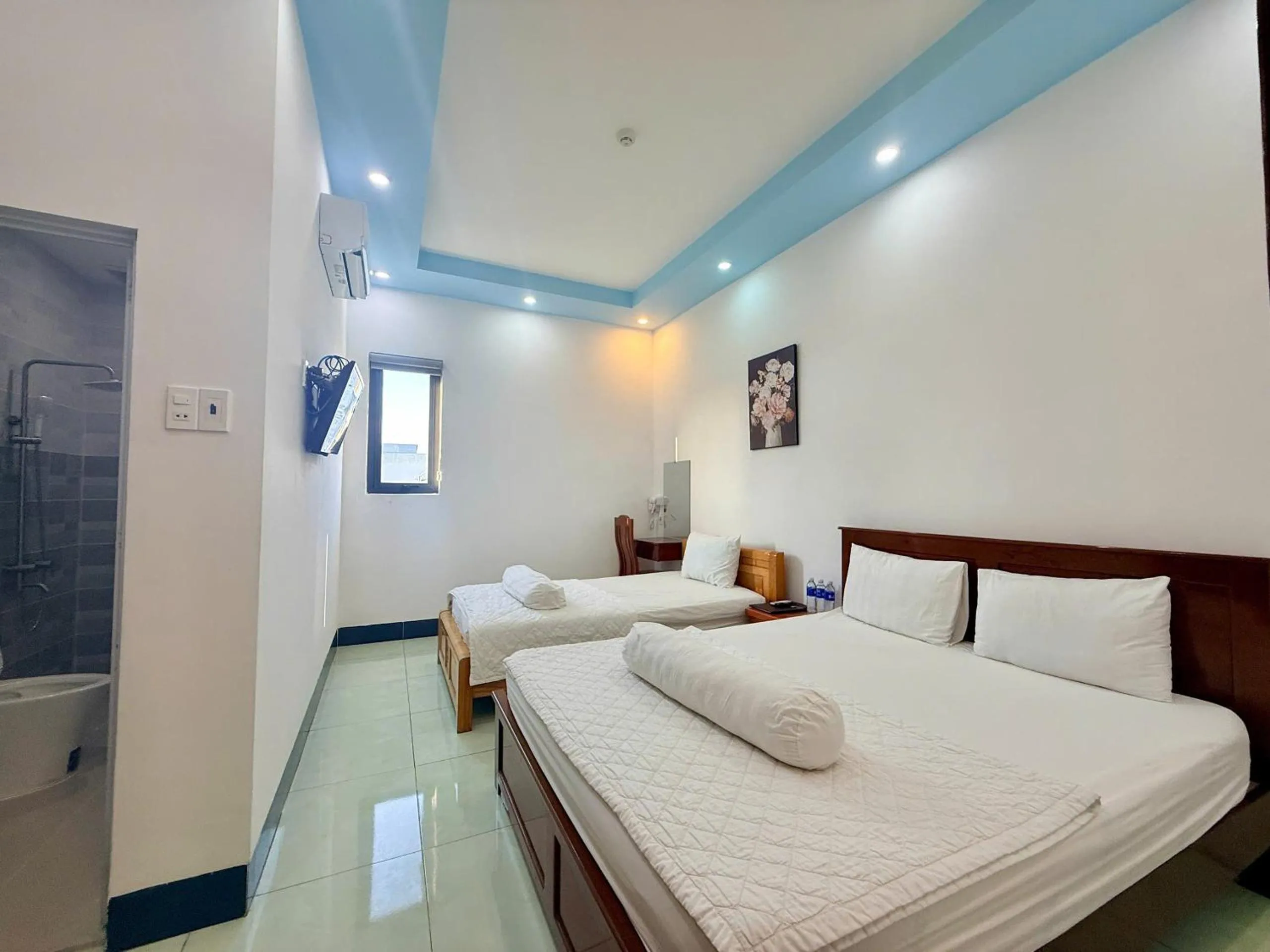 Bed in Khách sạn Anh Tuấn