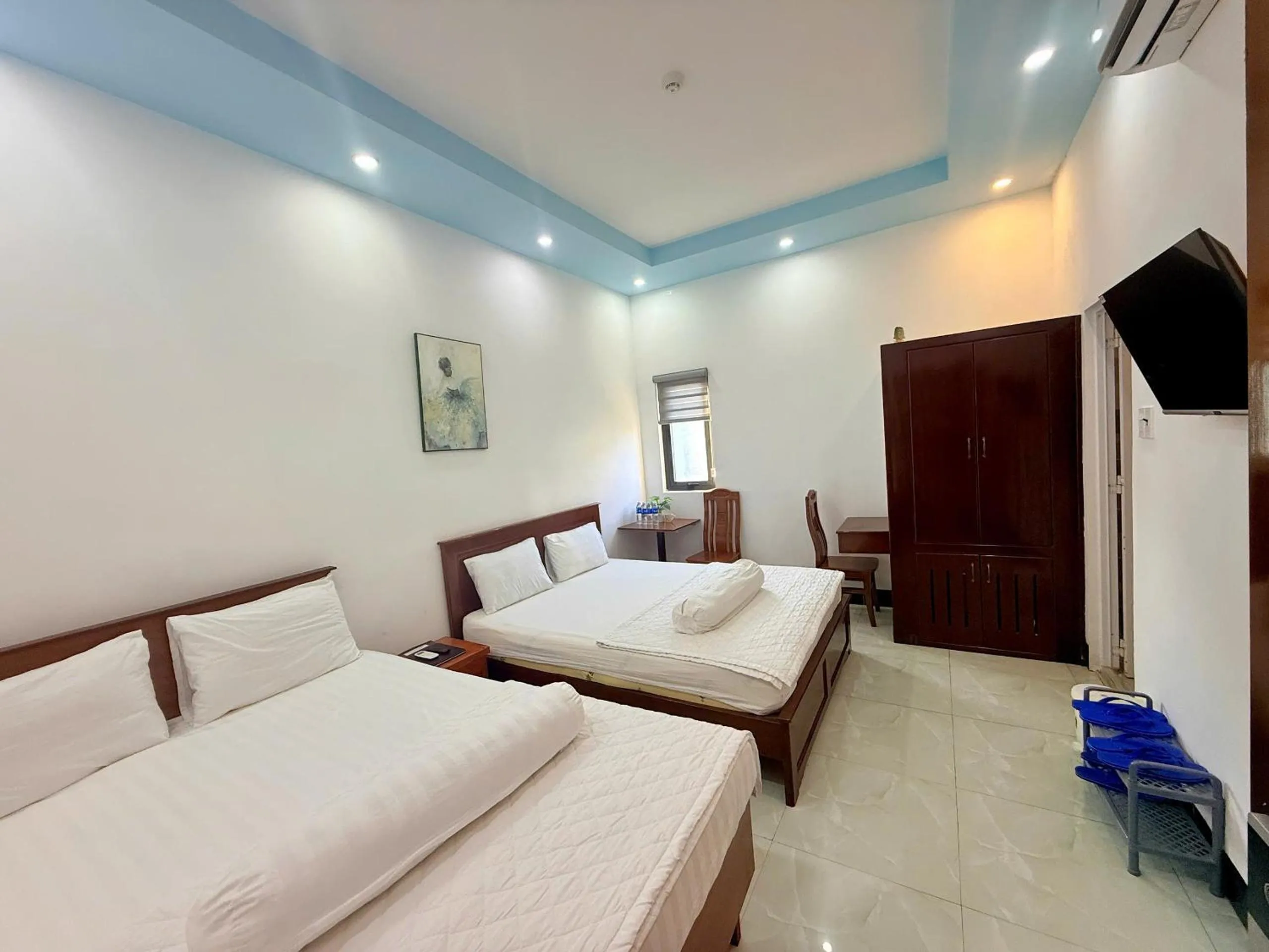 Bed in Khách sạn Anh Tuấn