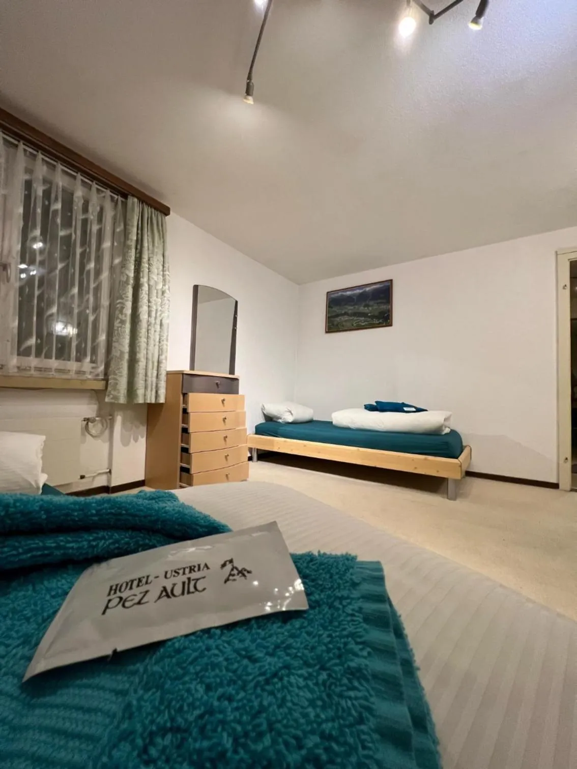 Bed in Hotel Péz Ault