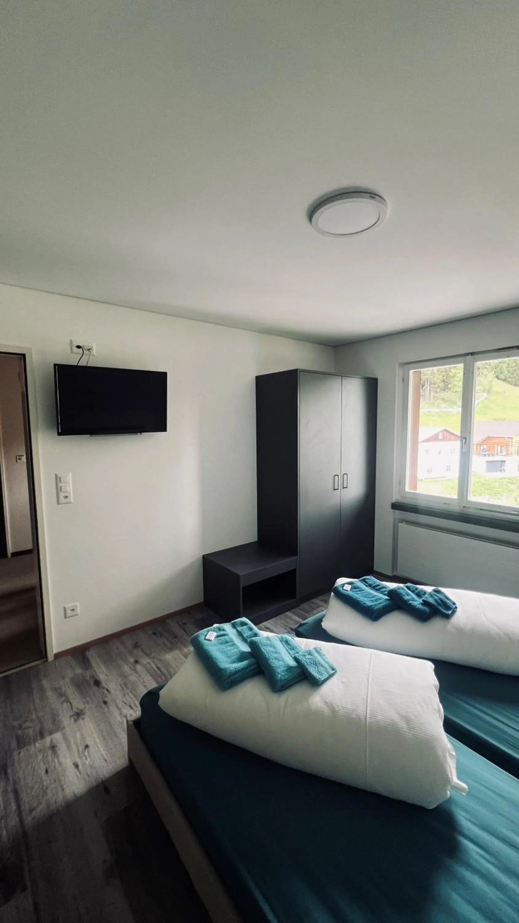 Bed in Hotel Péz Ault