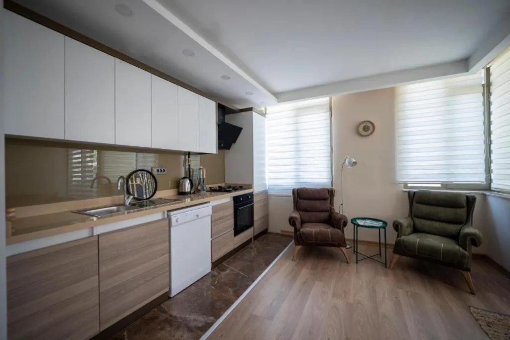 Kitchen or kitchenette in ABC Apart Hotel