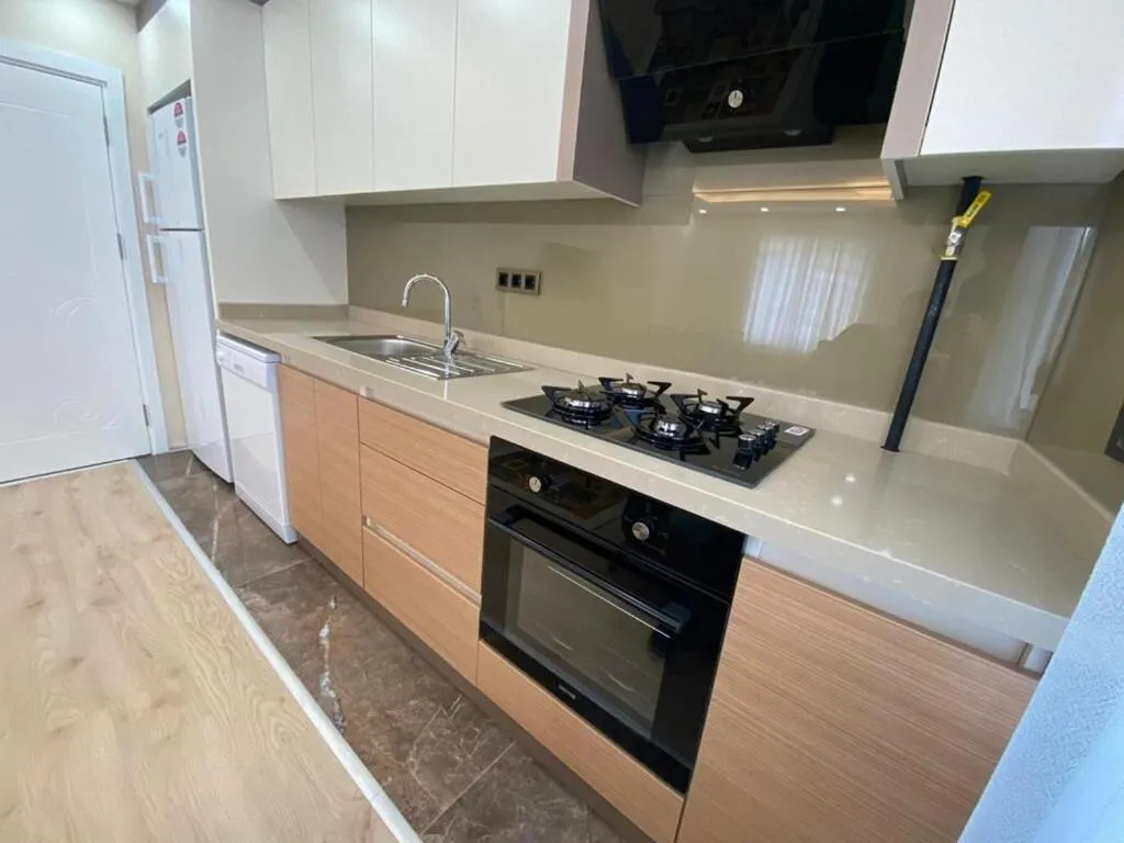 Kitchen or kitchenette in ABC Apart Hotel