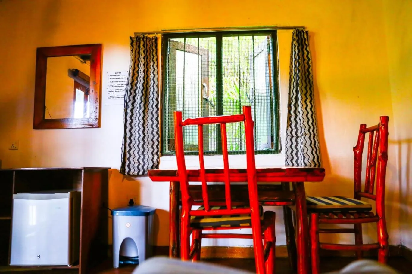 Seating area in Ella Bamboo Cabana