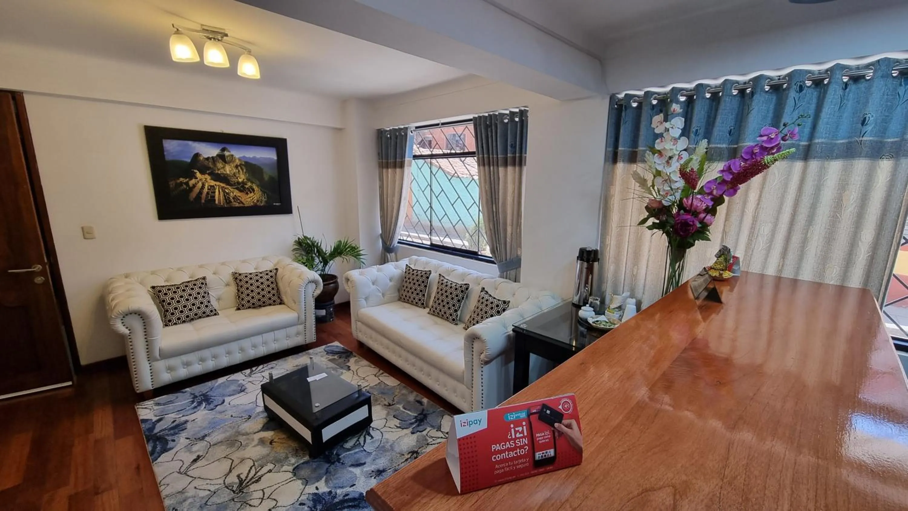 Seating area in Hotel-Apartment INKASABIOS