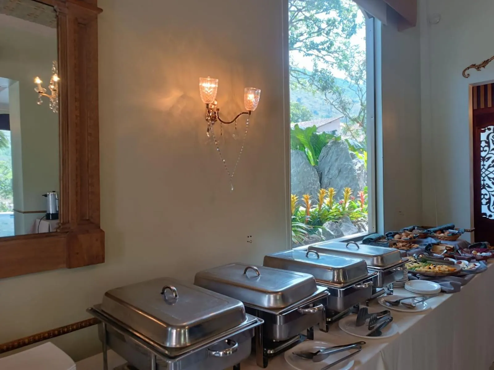 Breakfast in Uzhupud Garden Hotel & Lodge