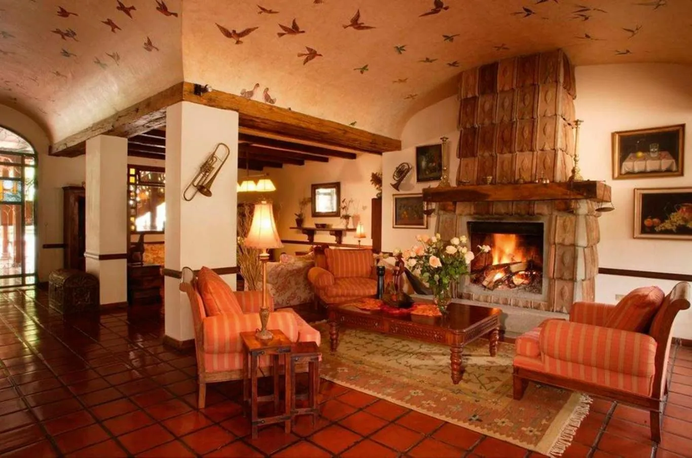 Living room in Uzhupud Garden Hotel & Lodge