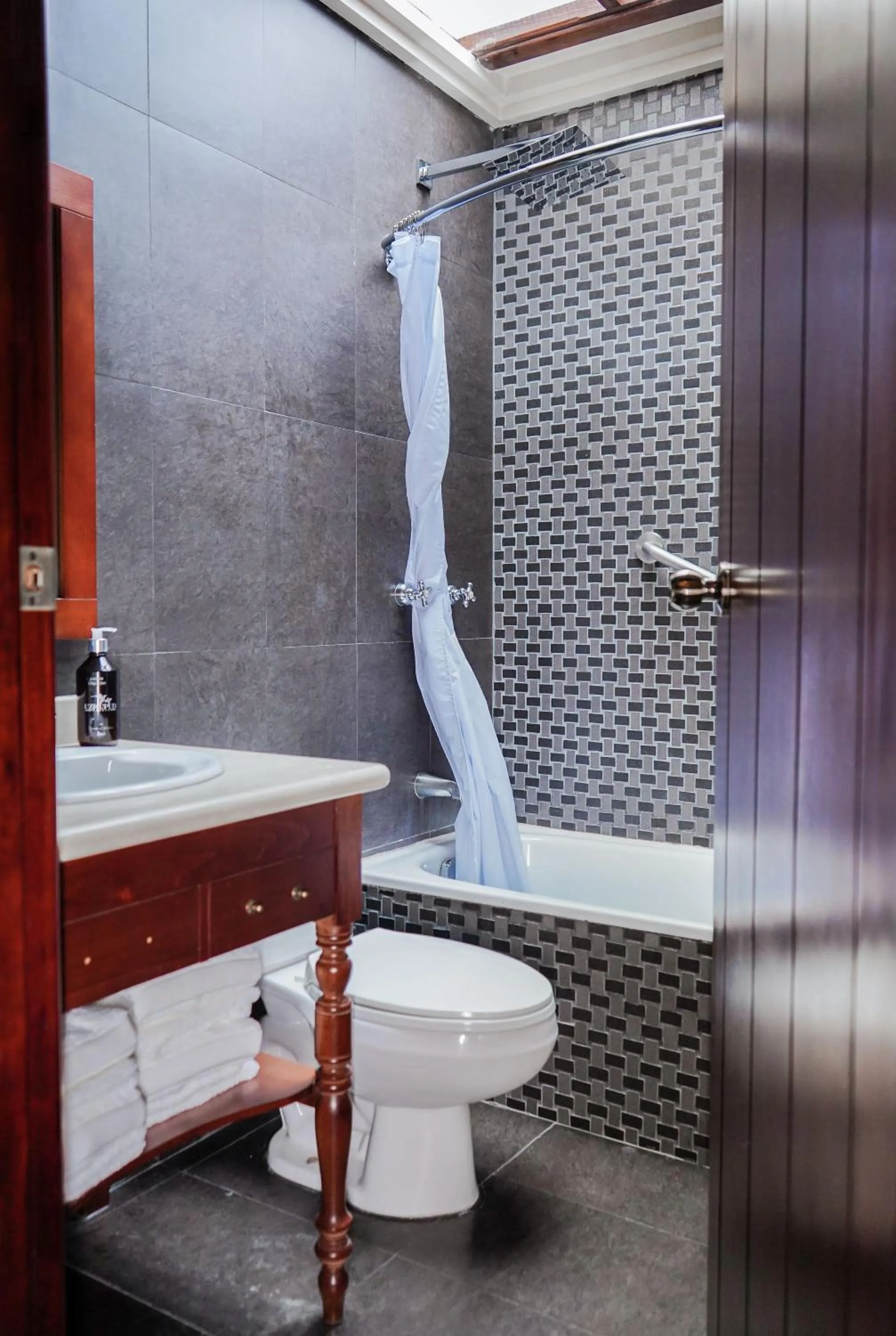 Bathroom in Uzhupud Garden Hotel & Lodge