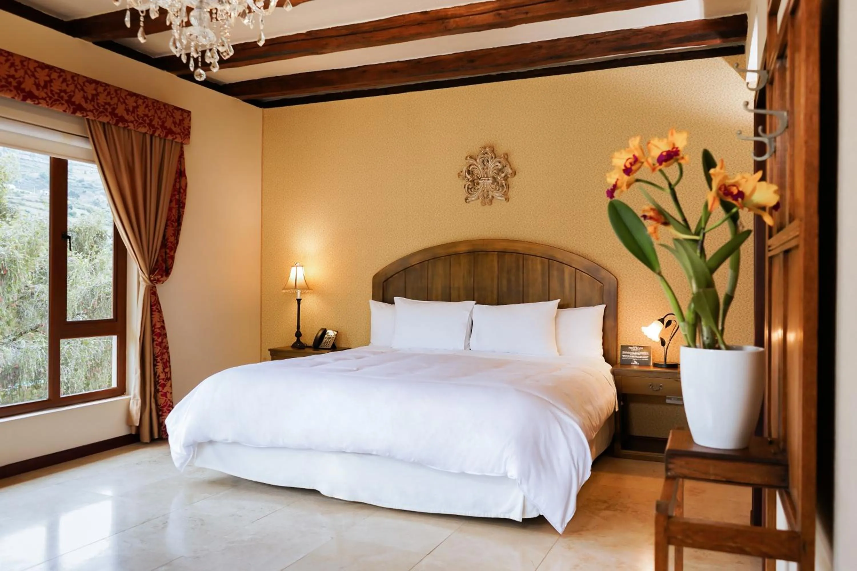 Bed in Uzhupud Garden Hotel & Lodge