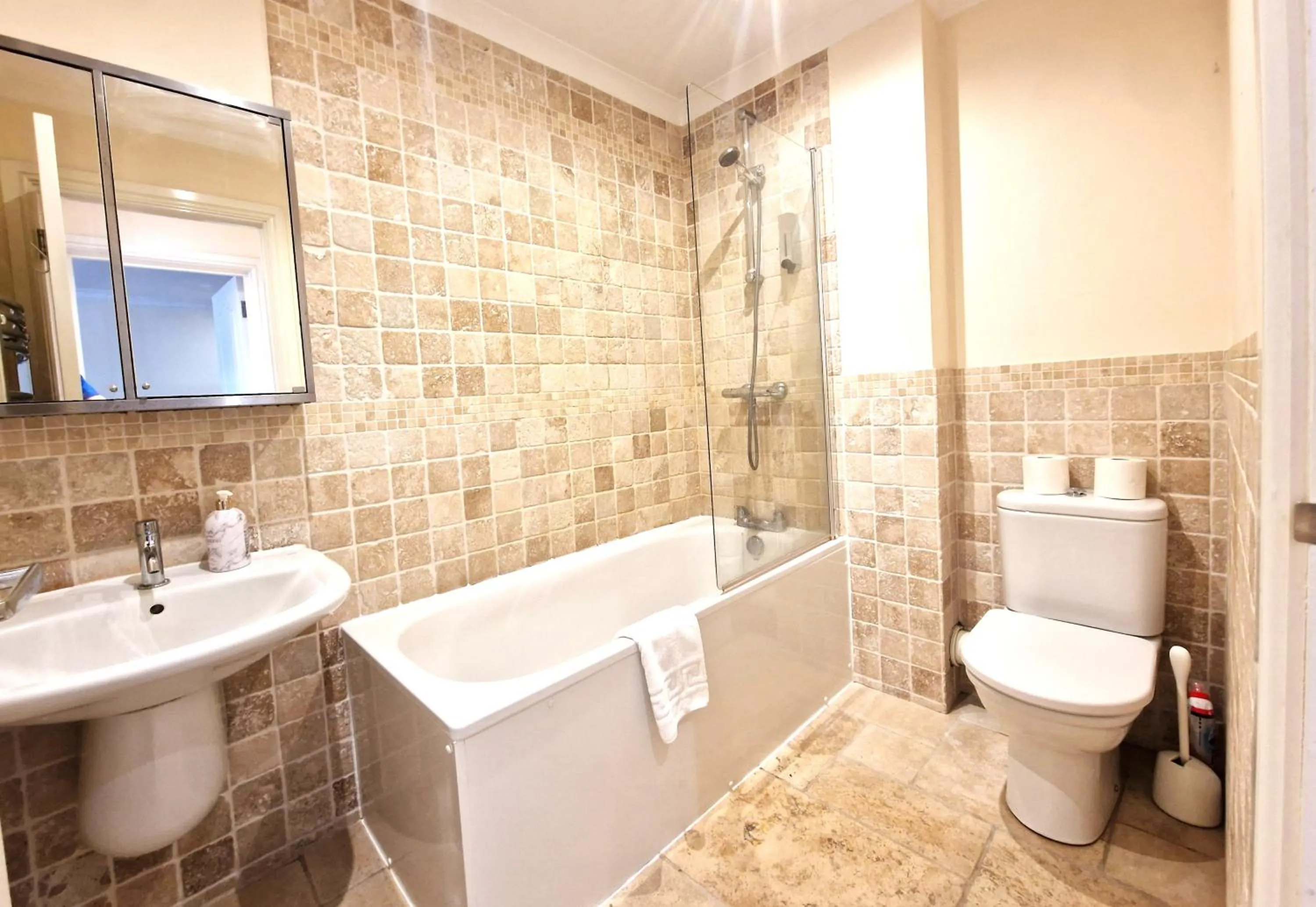 Shower in Old Town Apartments