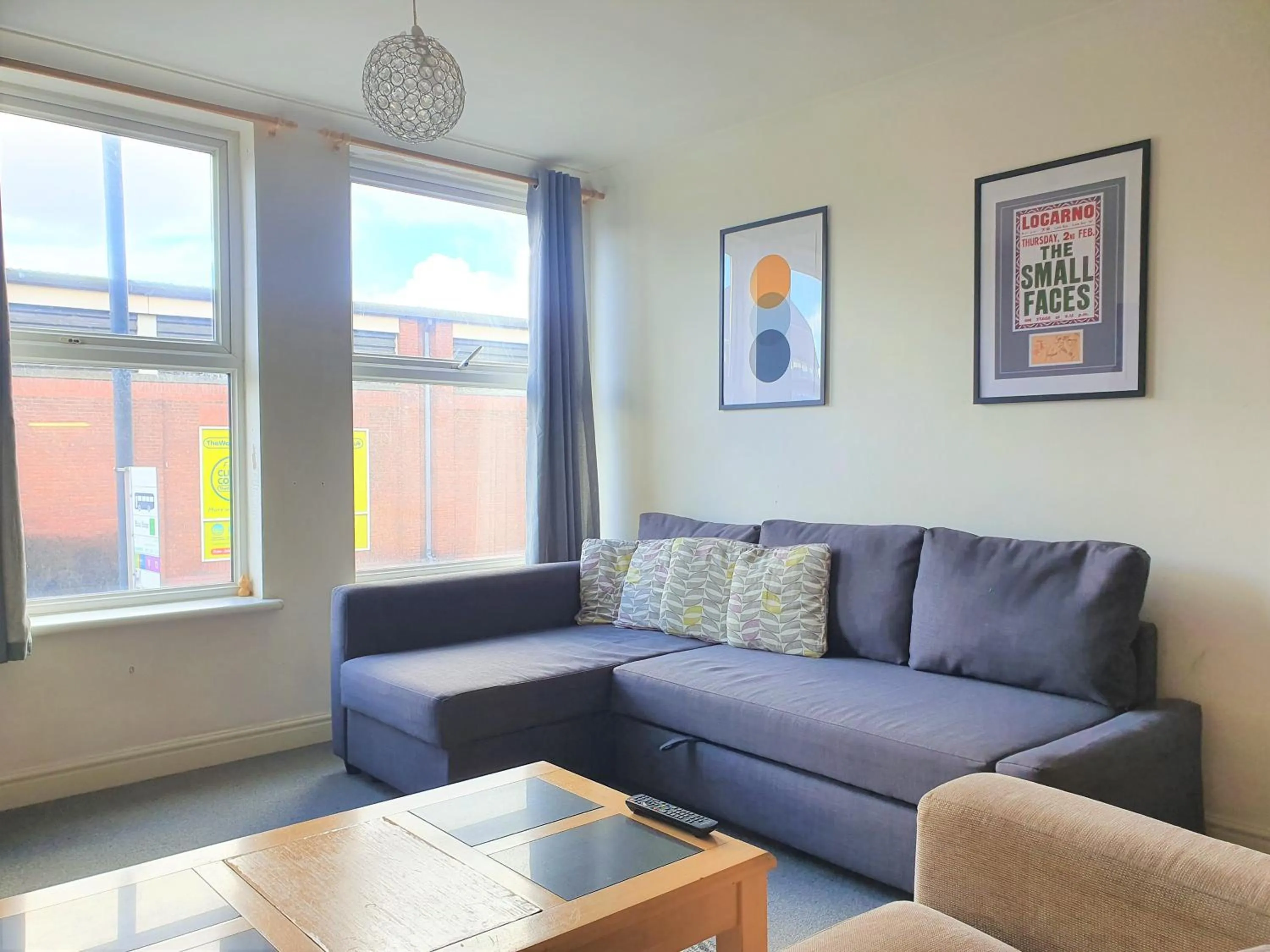 Living room in Old Town Apartments