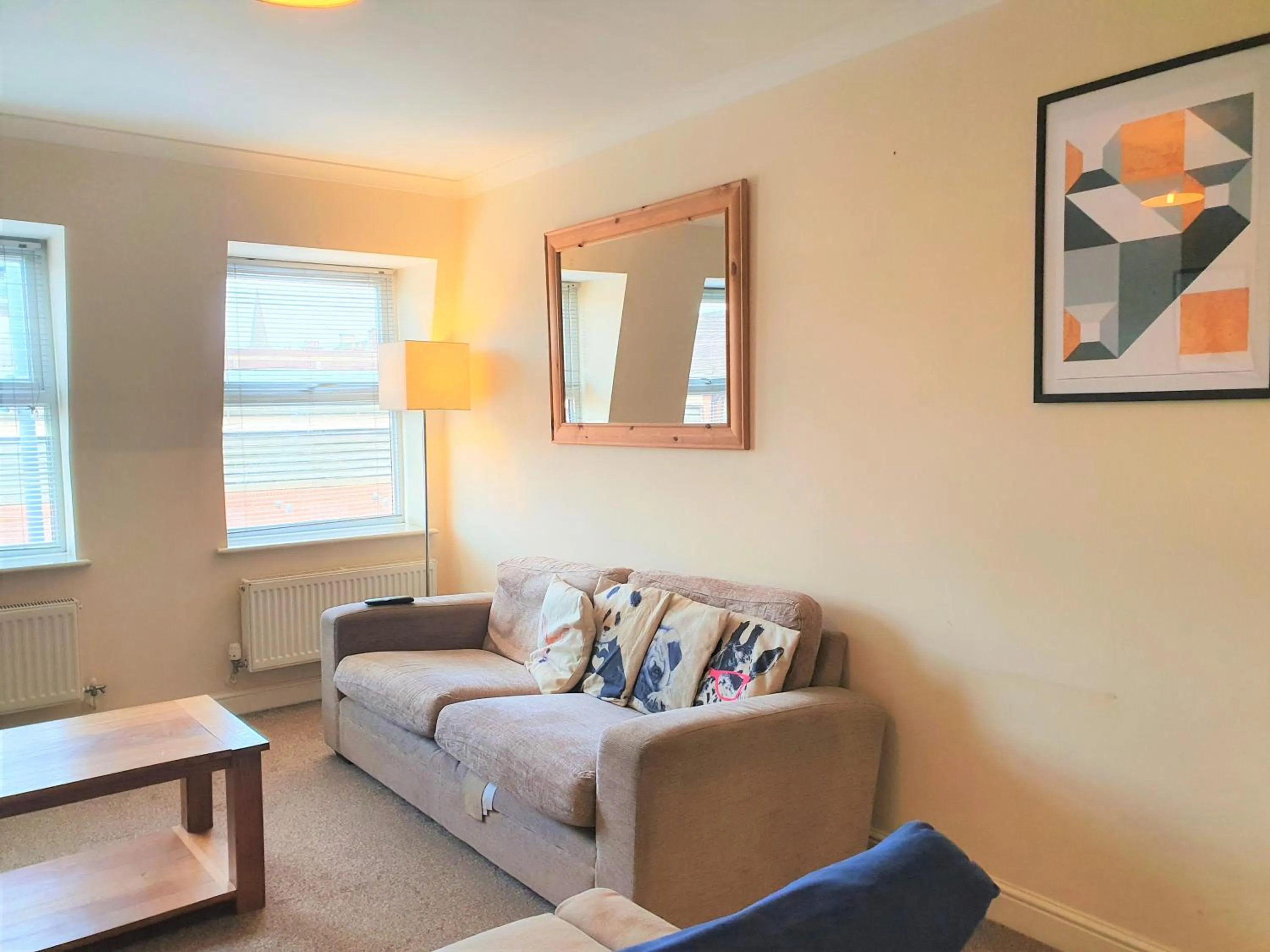 Living room in Old Town Apartments