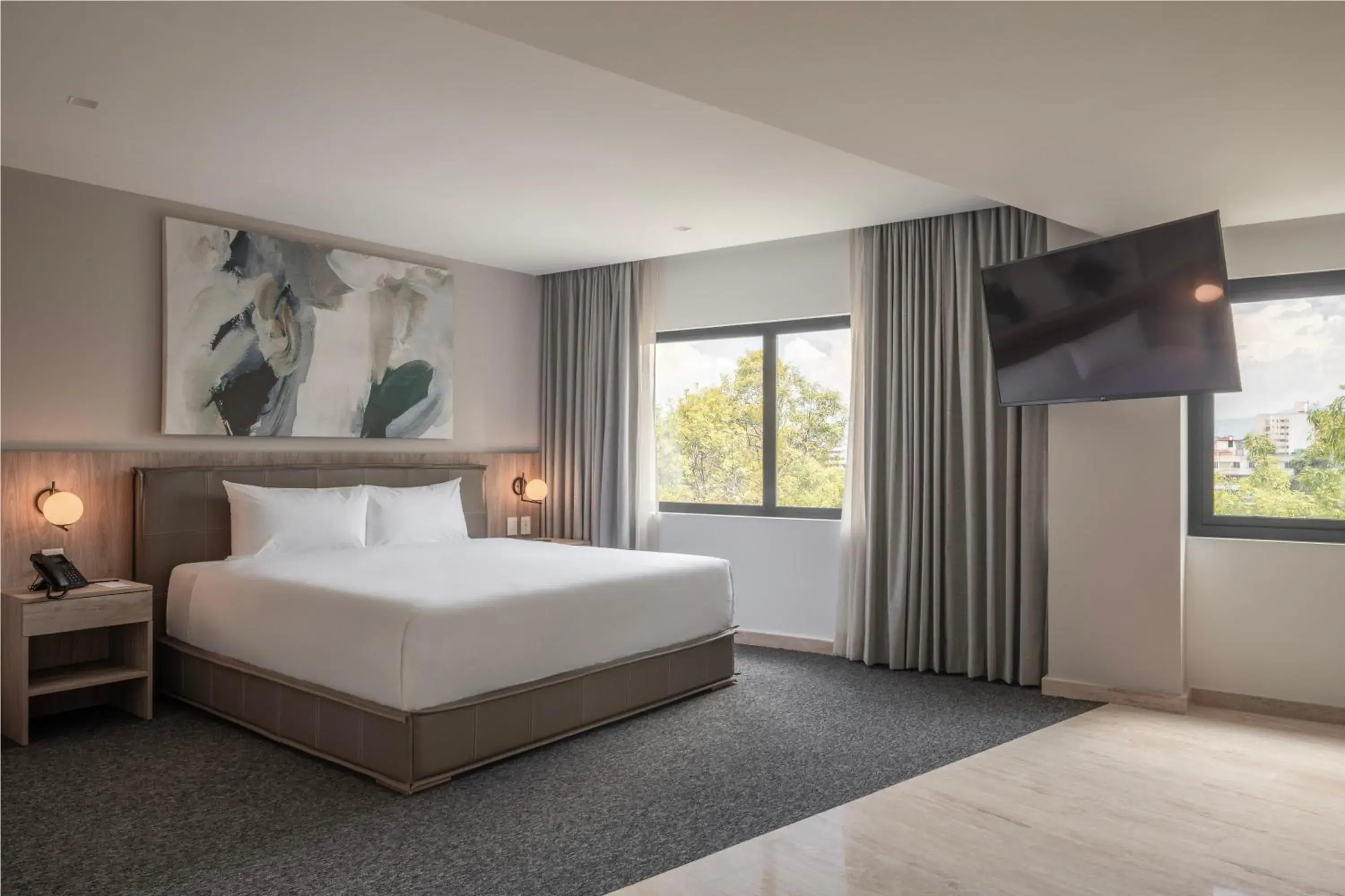Communal lounge/ TV room, Bed in Hotel Elements by Marquis Communal lounge/ TV room, Bed in Hotel Elements by Marquis