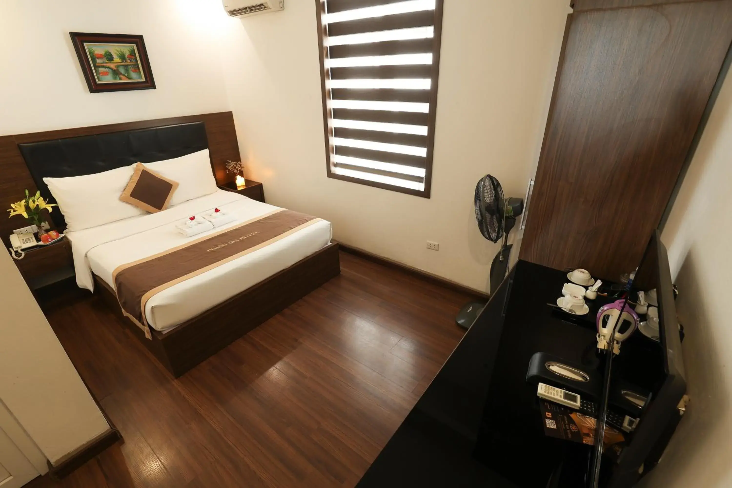 Bed in Hoàng Gia Xa La Boutique Hotel Bed in Hoàng Gia Xa La Boutique Hotel