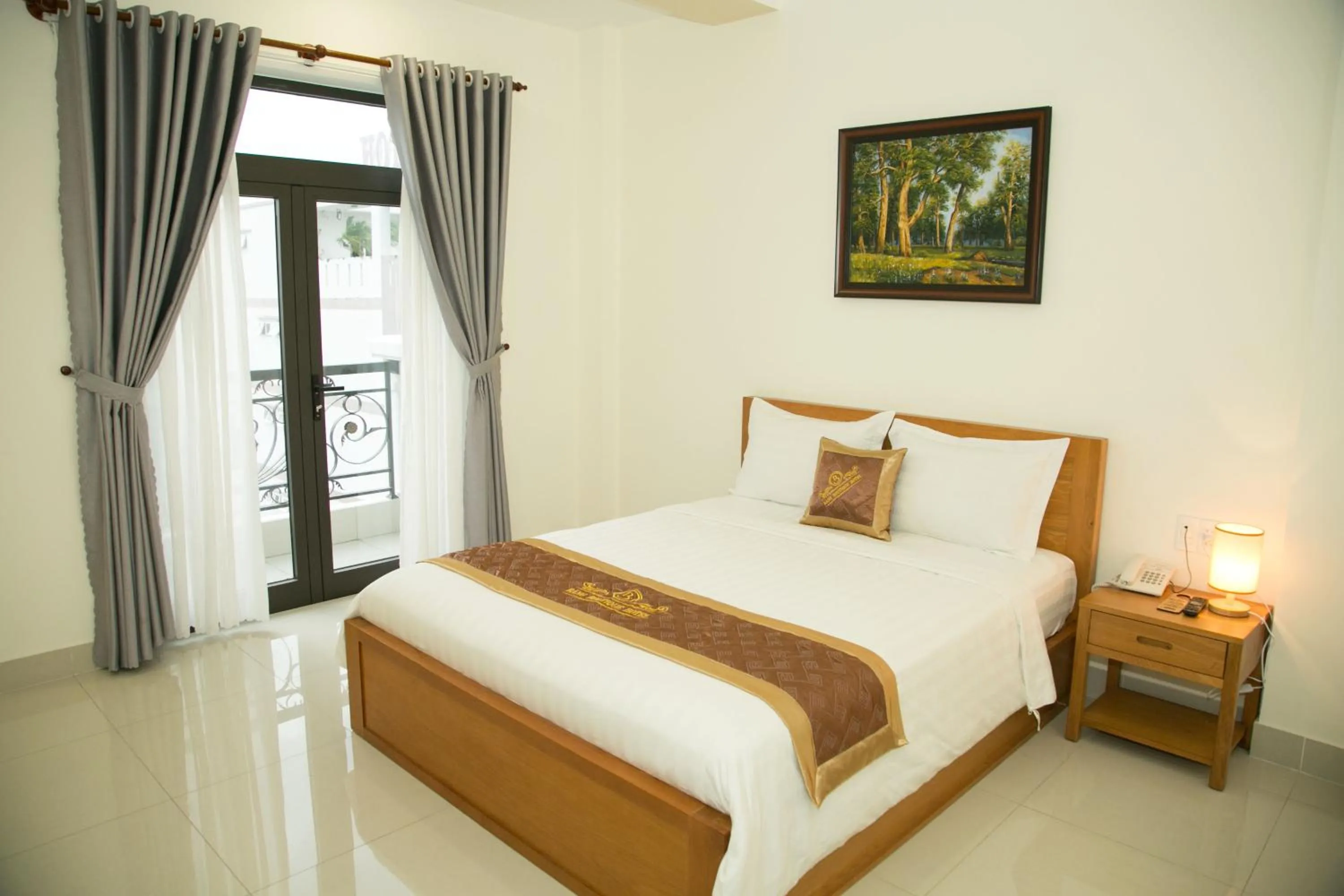 Bed in BĂNG BOUTIQUE HOTEL