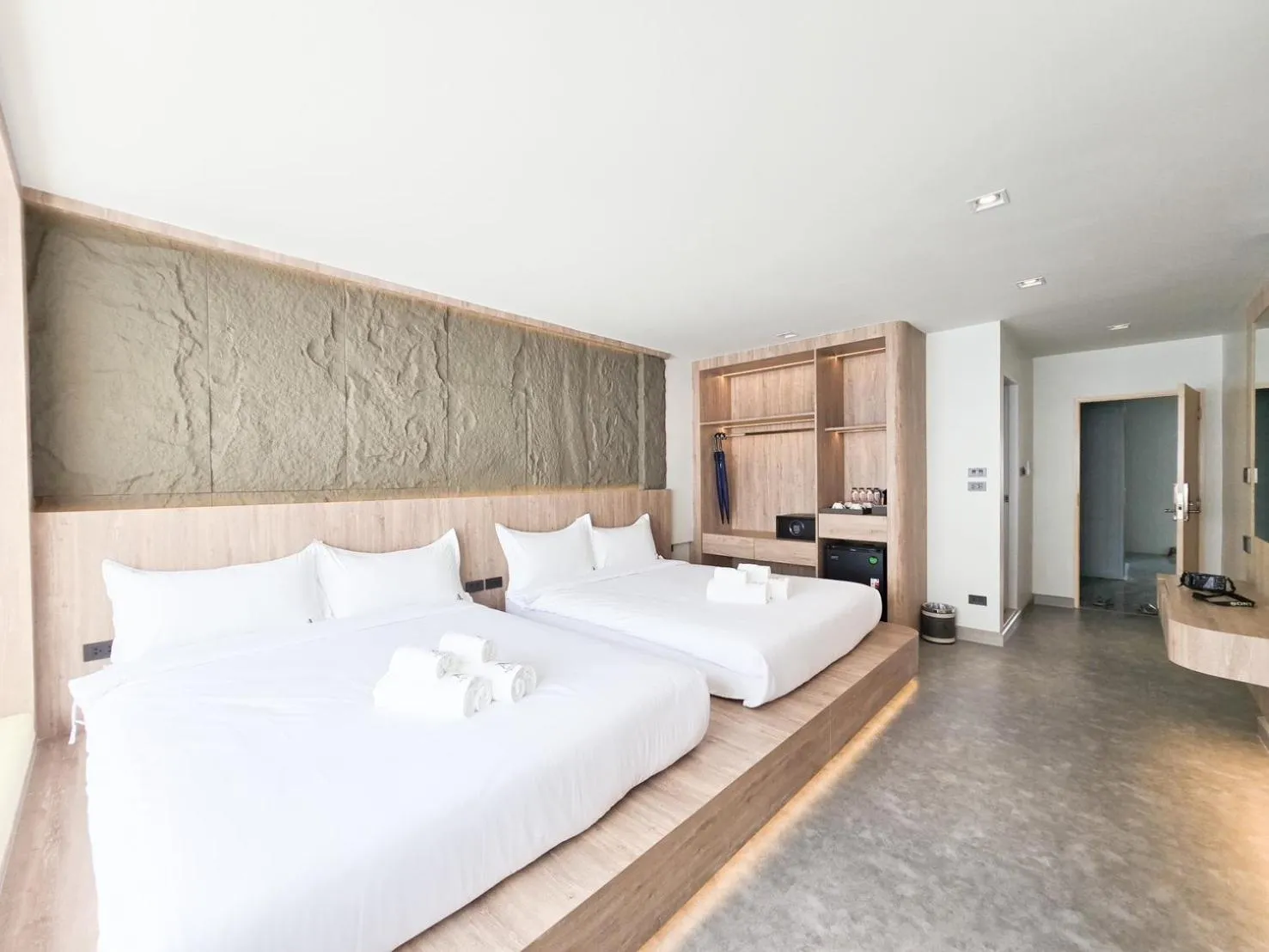 Bed in Ascella Bangkok Hotel