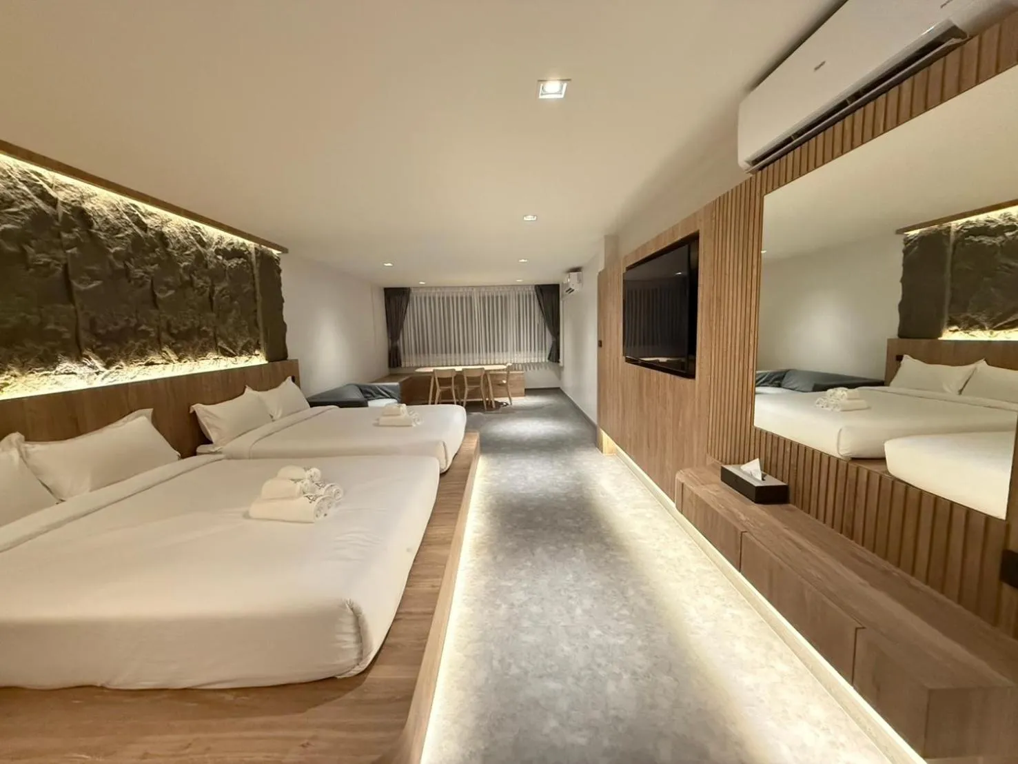 Bed in Ascella Bangkok Hotel