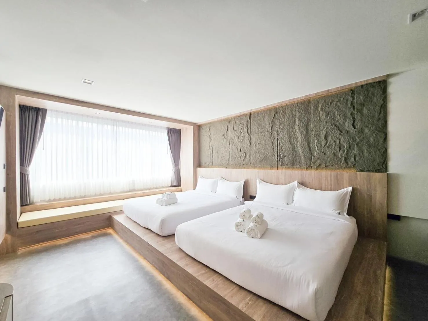 Bed in Ascella Bangkok Hotel