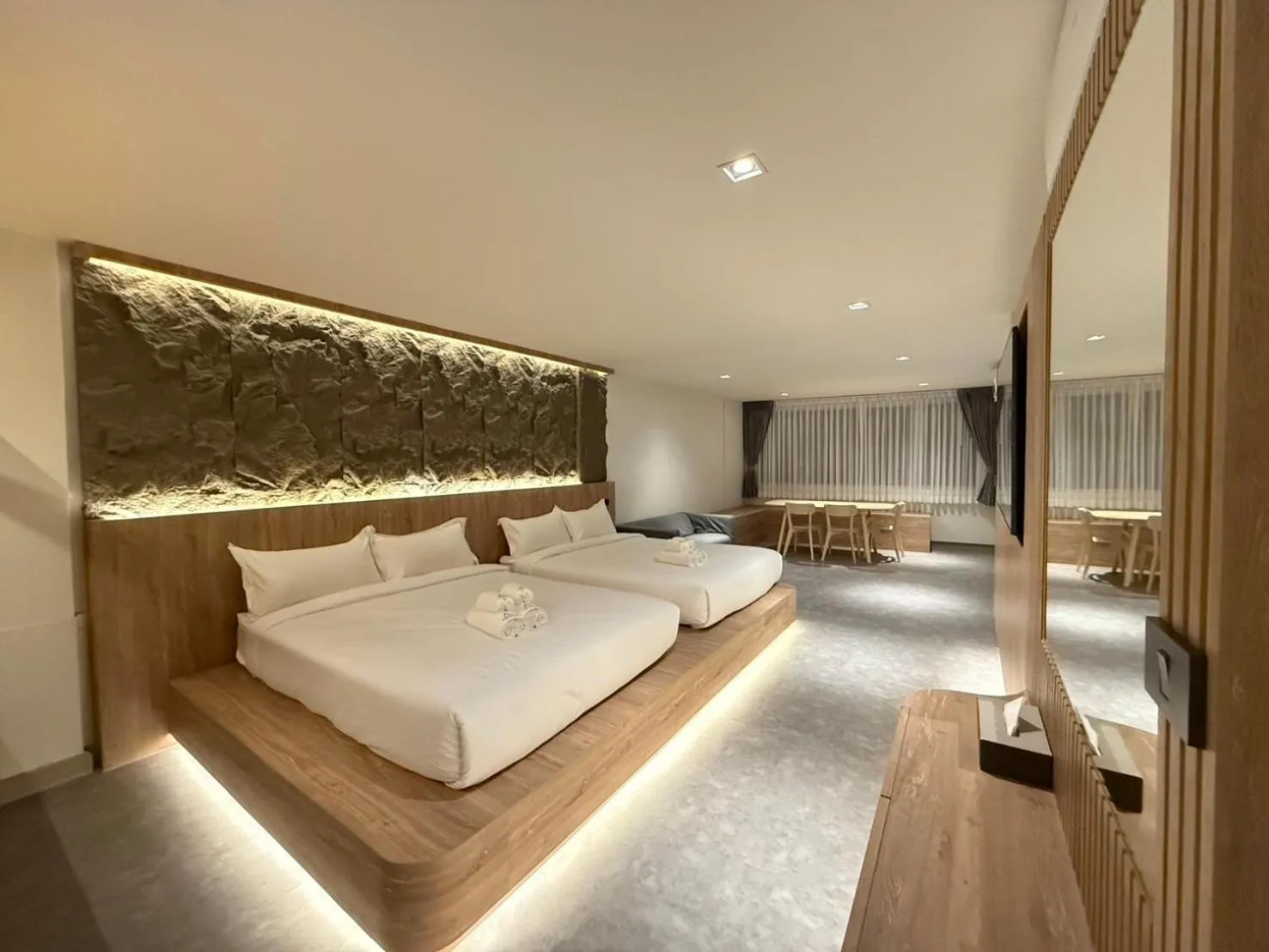 Bed in Ascella Bangkok Hotel