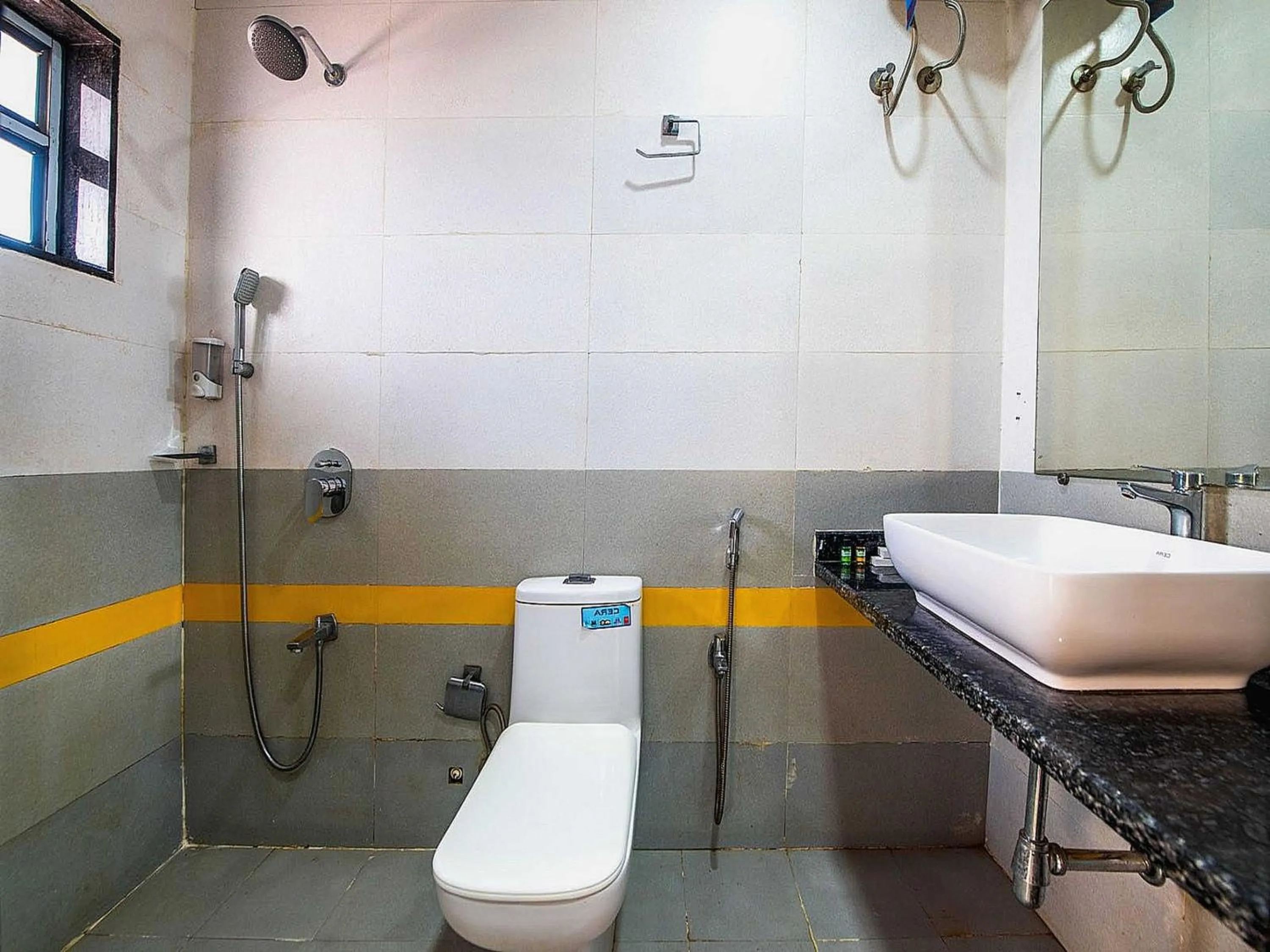 Bathroom in Collection O Ziva Resort Near Calangute Beach