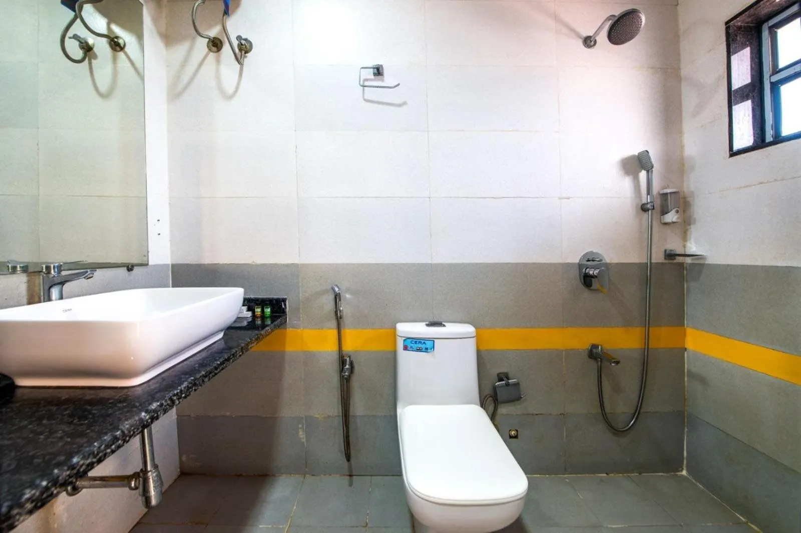 Bathroom in Collection O Ziva Resort Near Calangute Beach