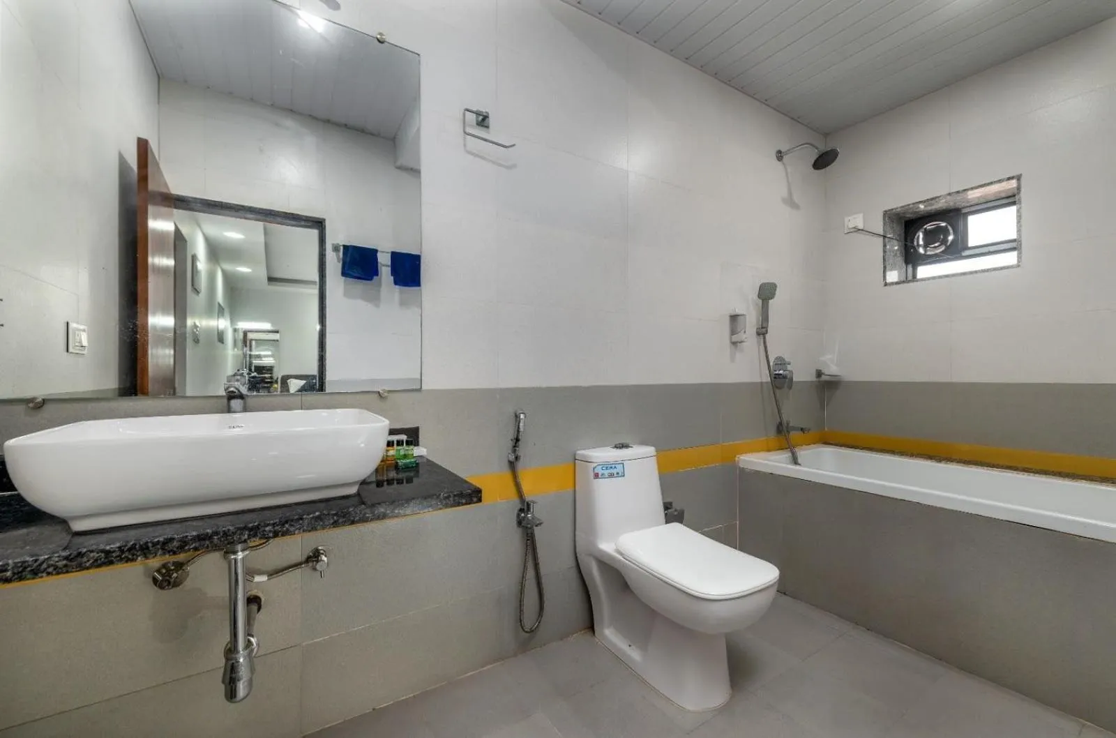 Bathroom in Collection O Ziva Resort Near Calangute Beach