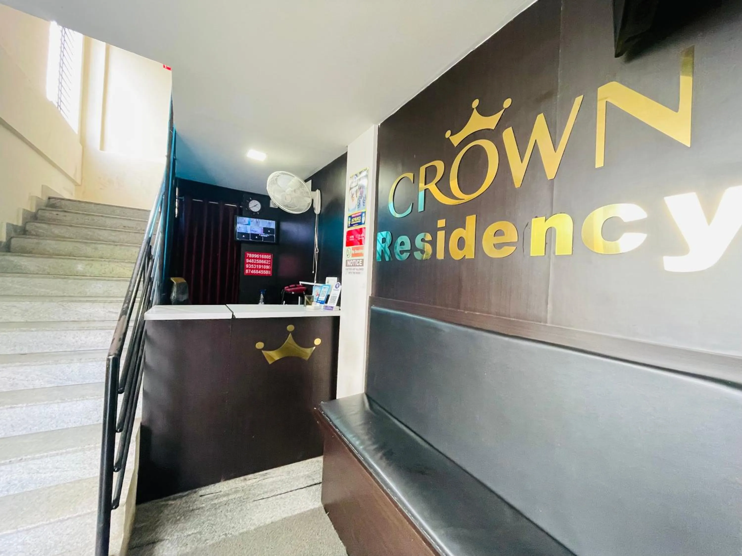 Lobby or reception in Crown Residency
