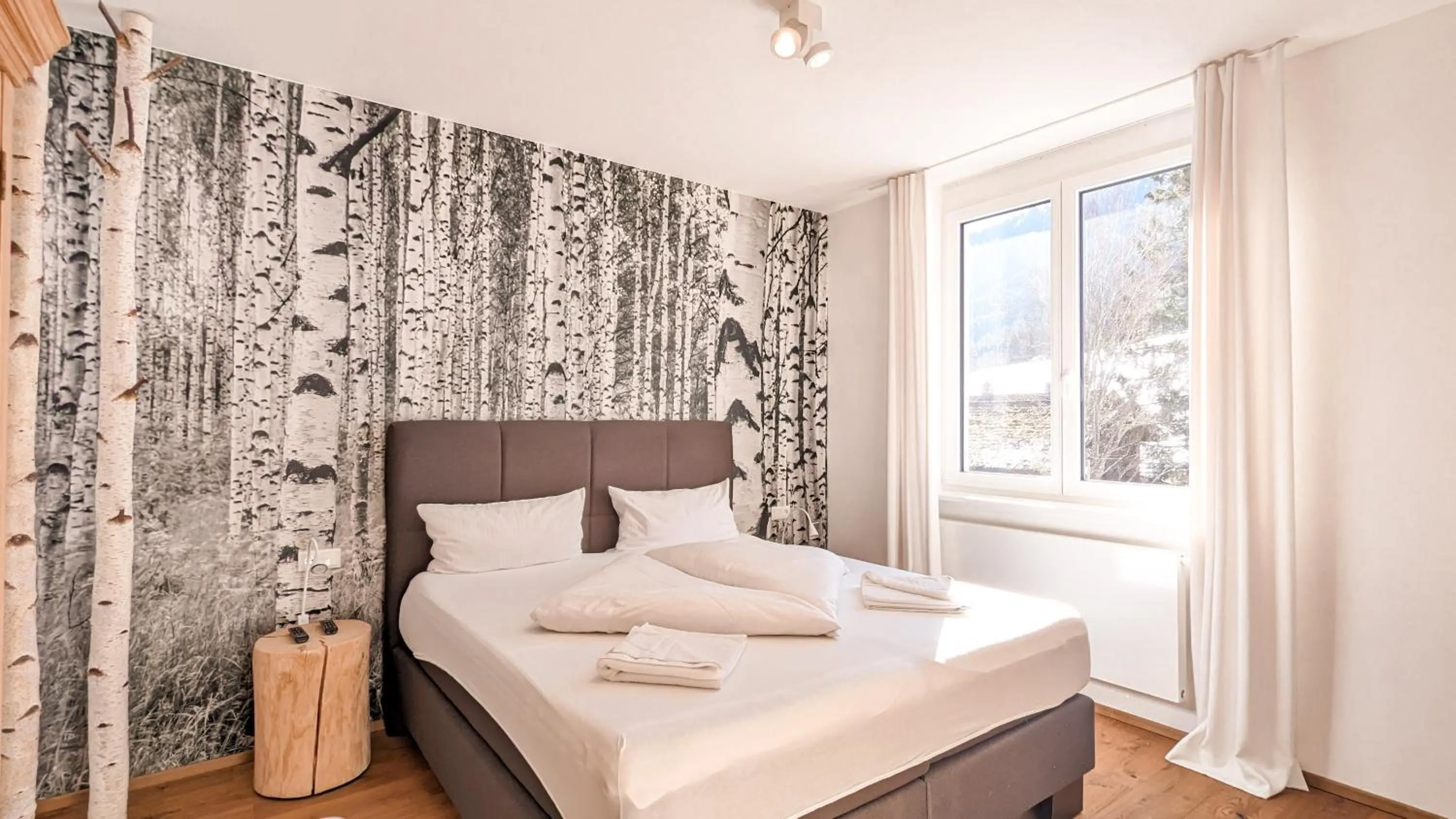 Bedroom, Bed in Chalet am Breitenberg Appartement CB 11