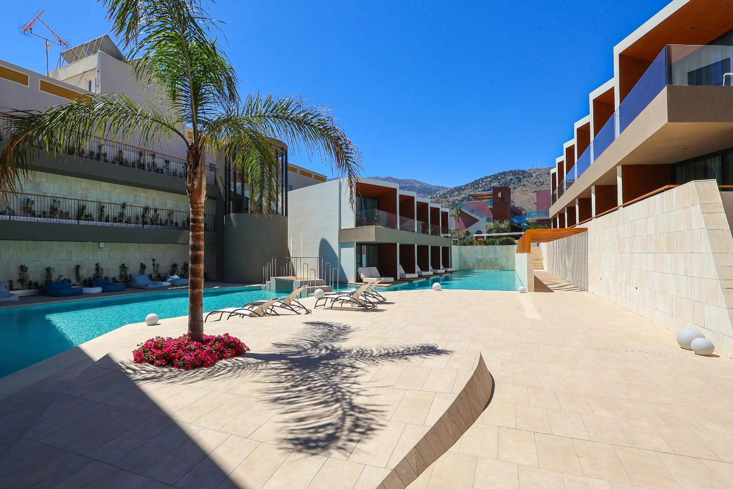 Pool view in Harmony Boutique Resort - Adults oriented