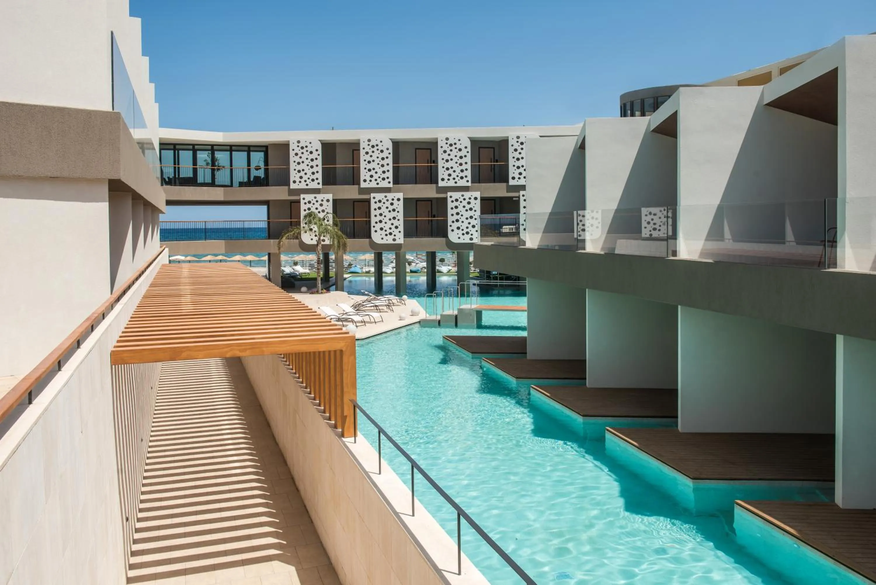 Pool view in Harmony Boutique Resort - Adults oriented