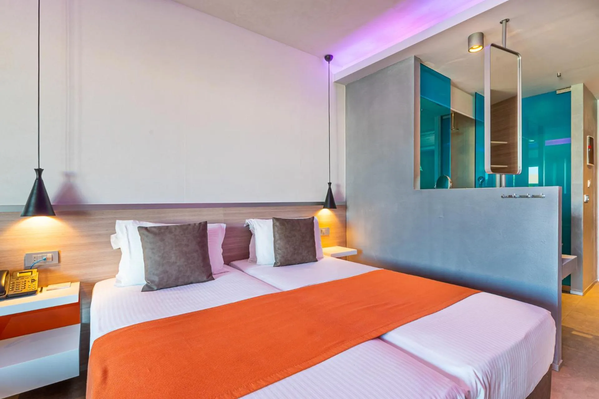 Bedroom, Bed in Harmony Boutique Resort - Adults oriented