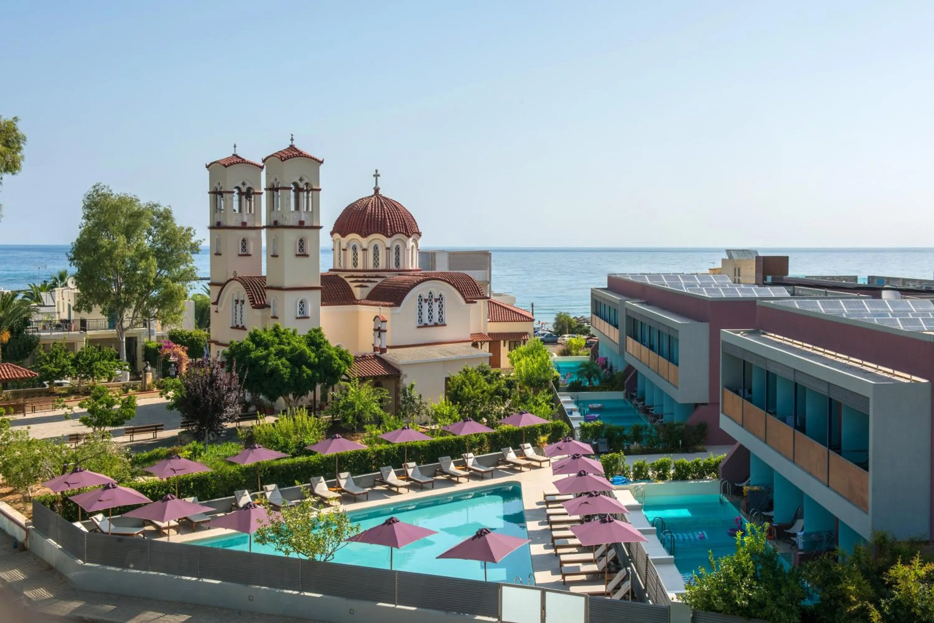 Property building in Harmony Boutique Resort - Adults oriented