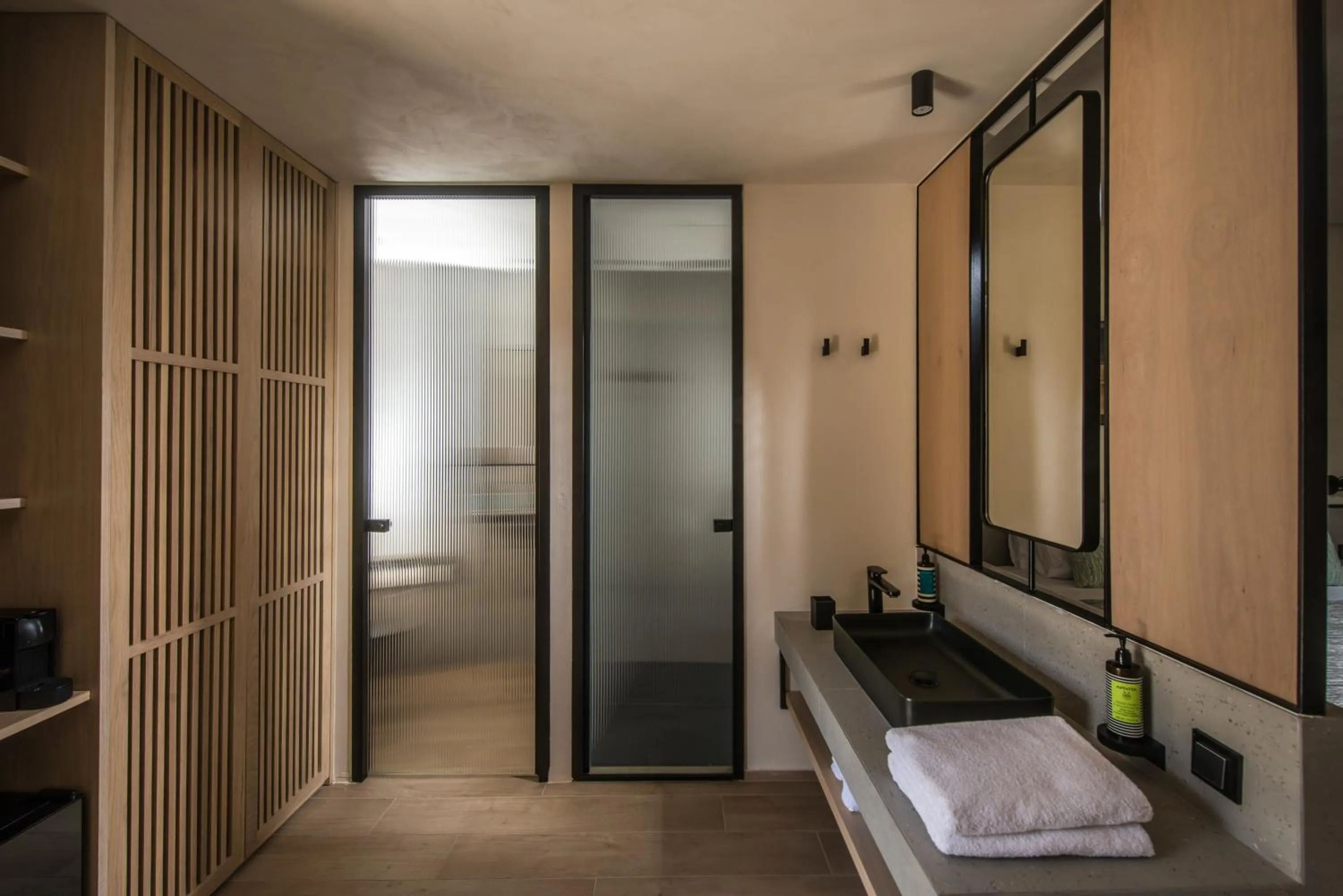 Bathroom, Bed in Harmony Boutique Resort - Adults oriented