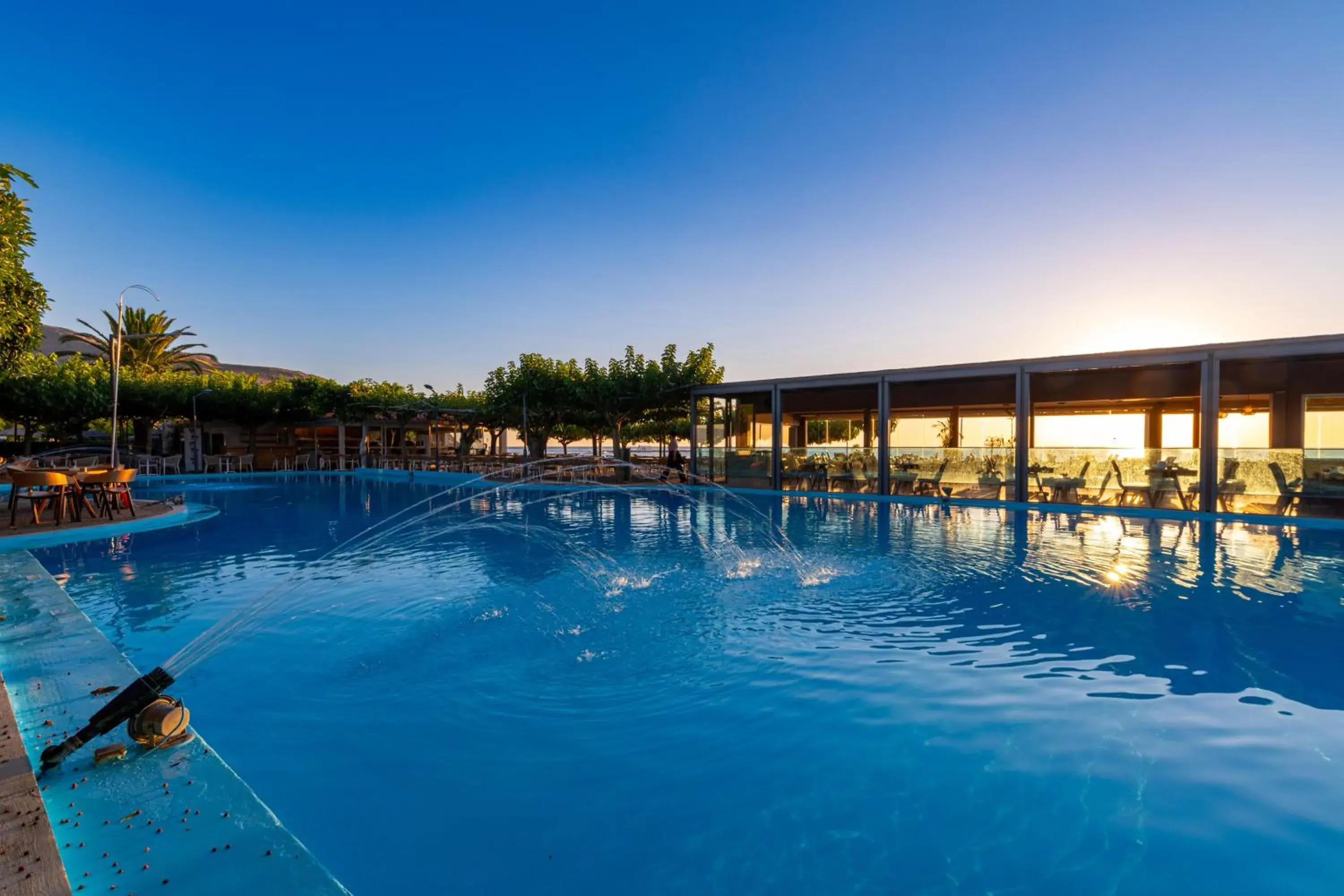 Swimming pool in Corissia Beach hotel Swimming pool in Corissia Beach hotel