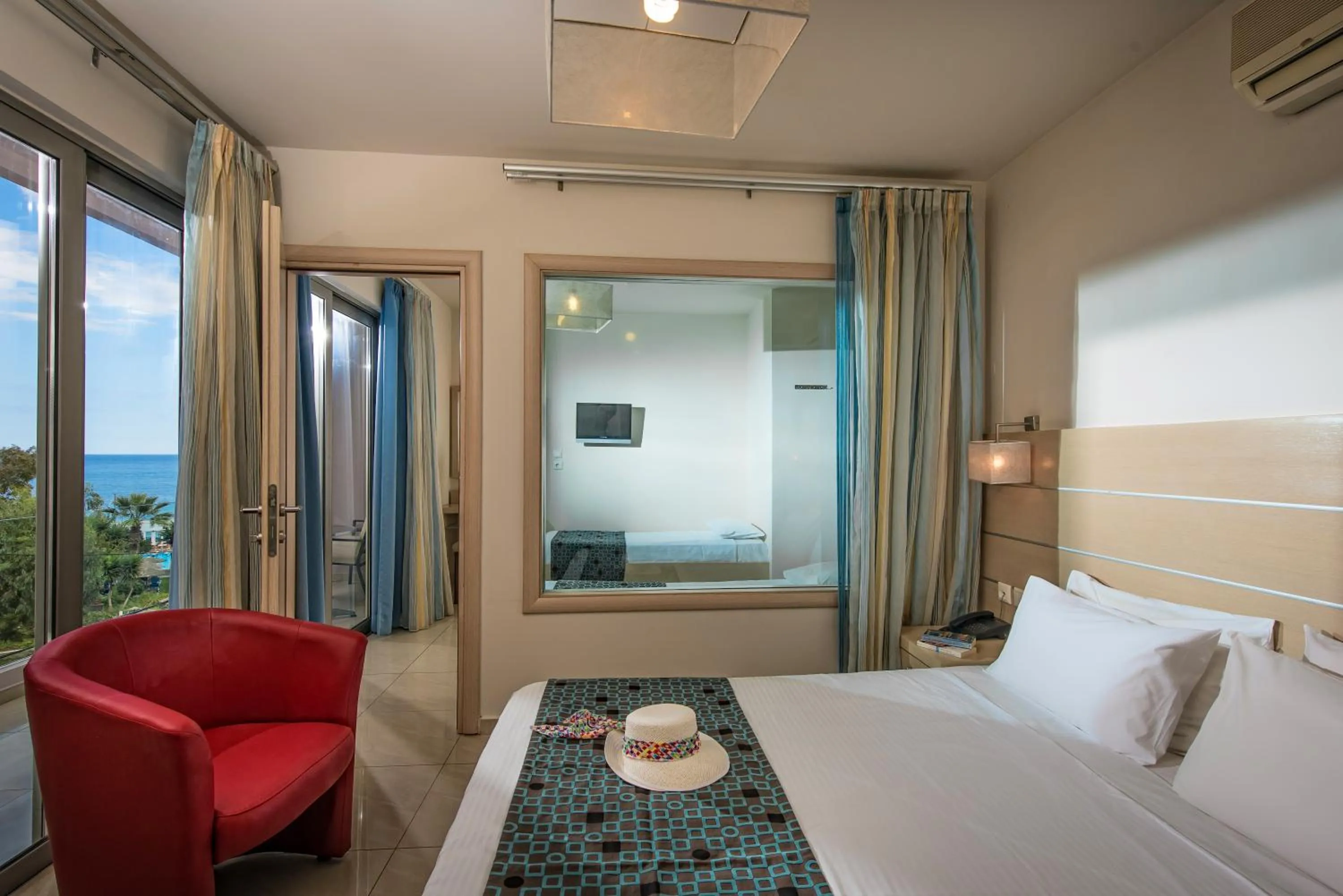 Bedroom in Corissia Beach hotel